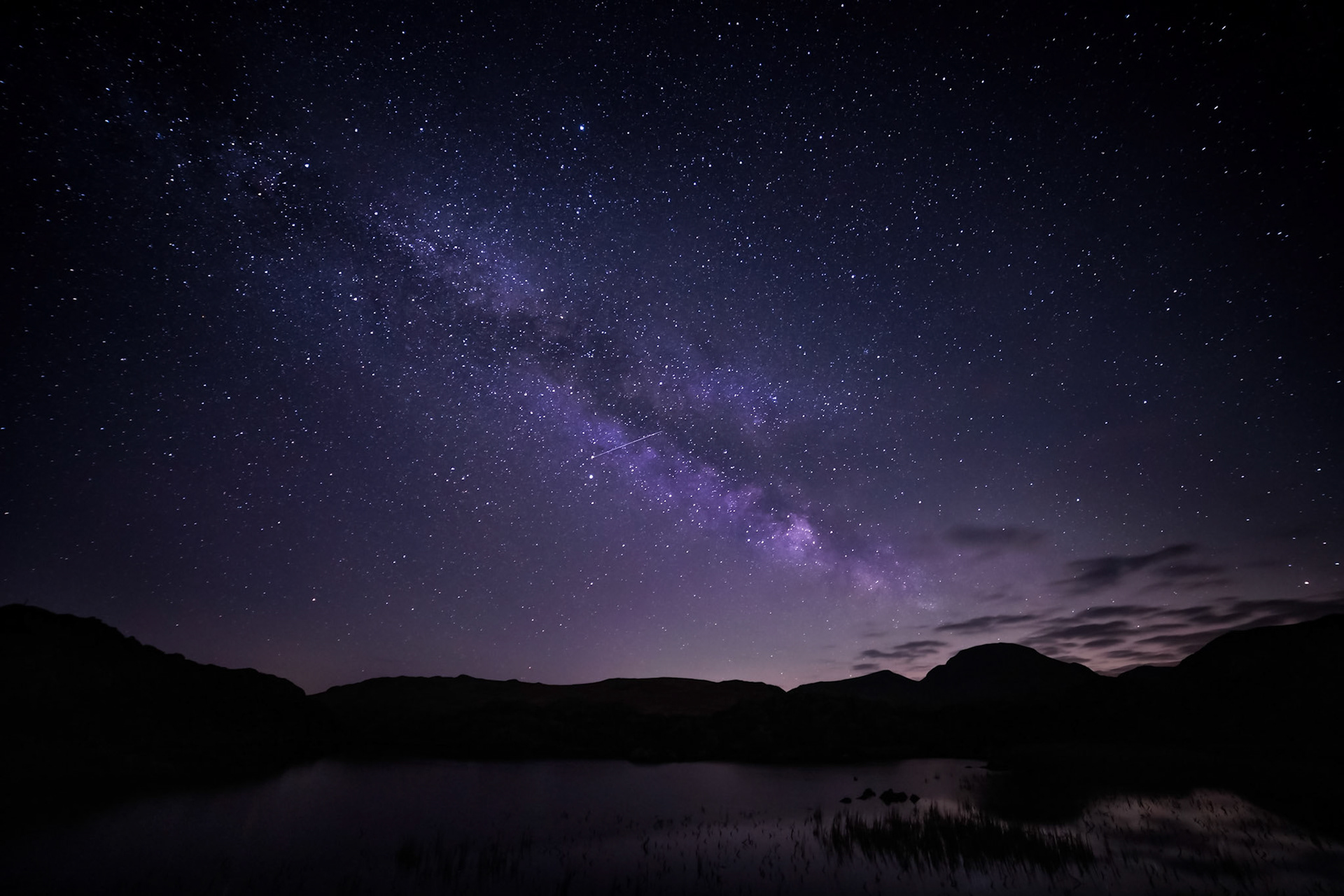 Innominate tarn milky way
