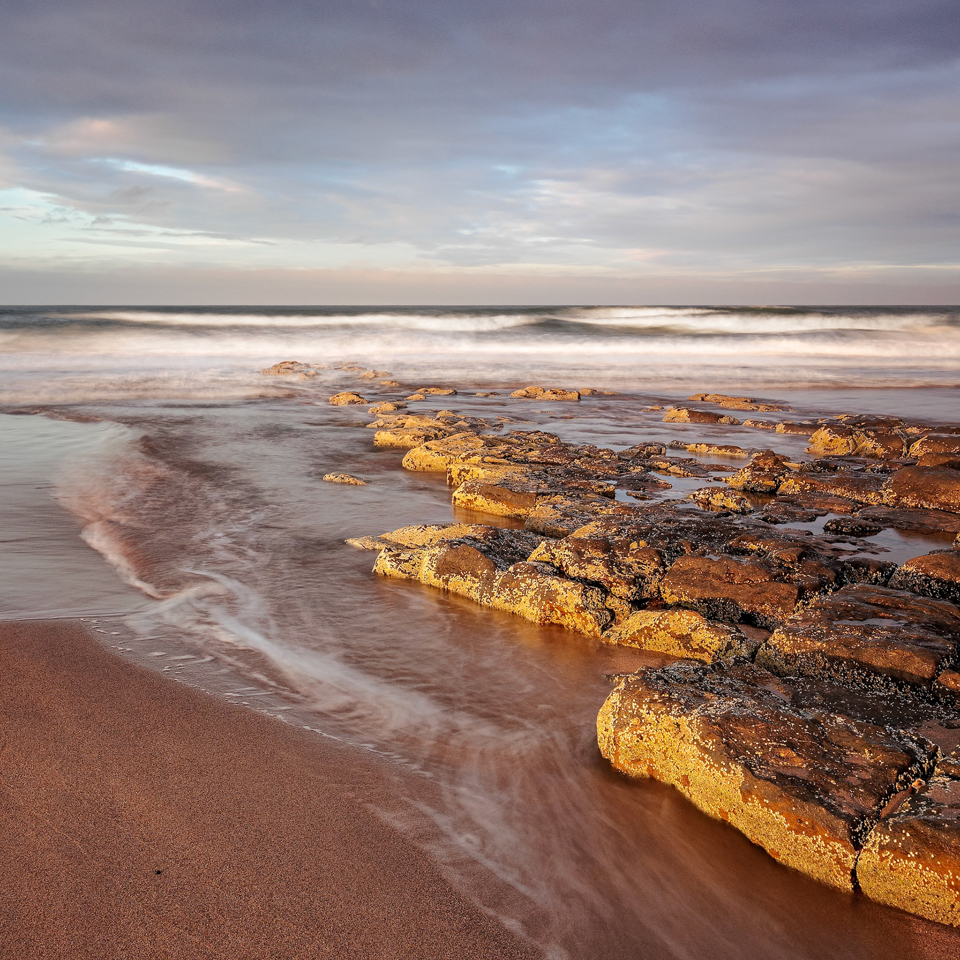Cocklawburn low tide