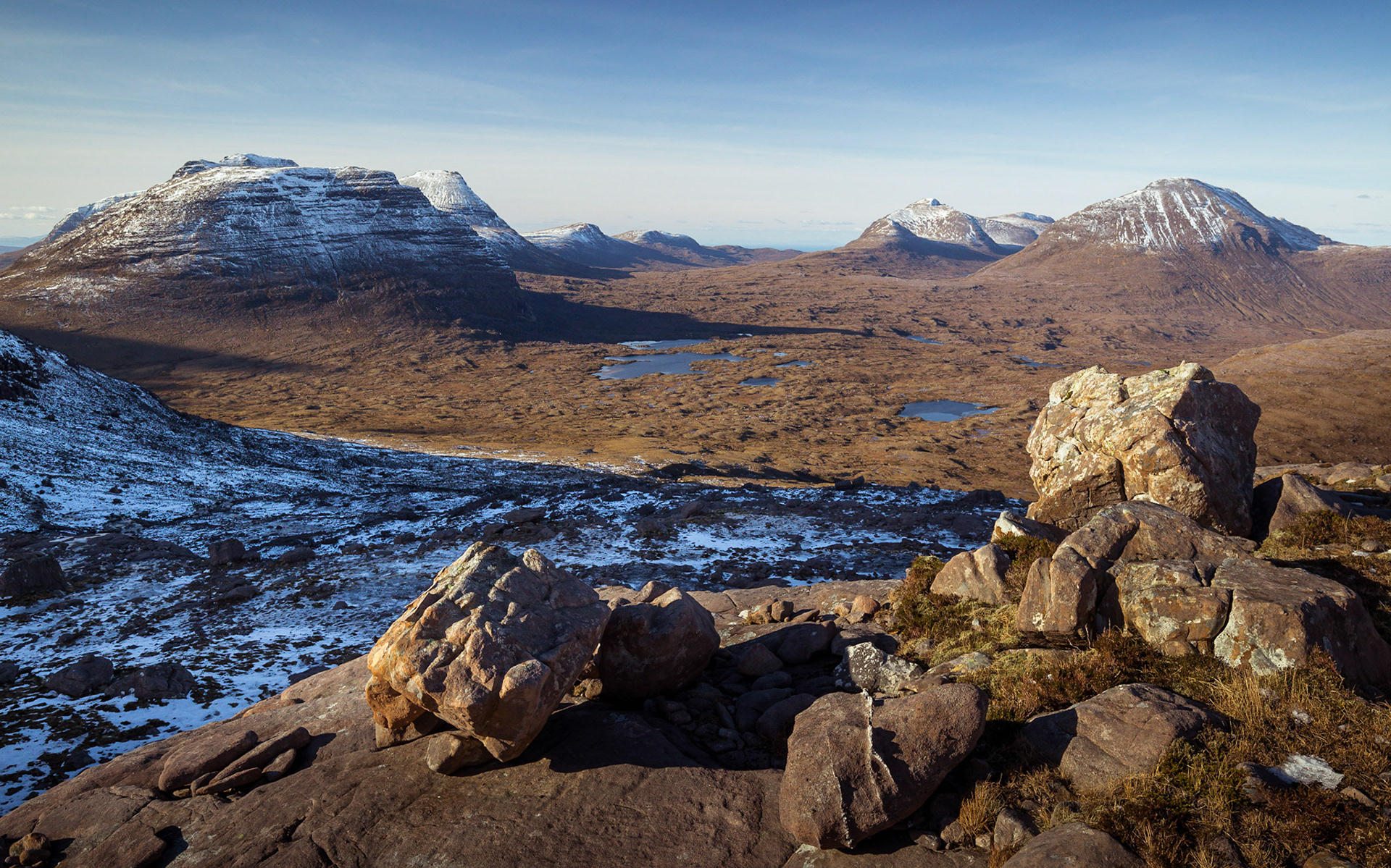 Wester Ross from triple buttress