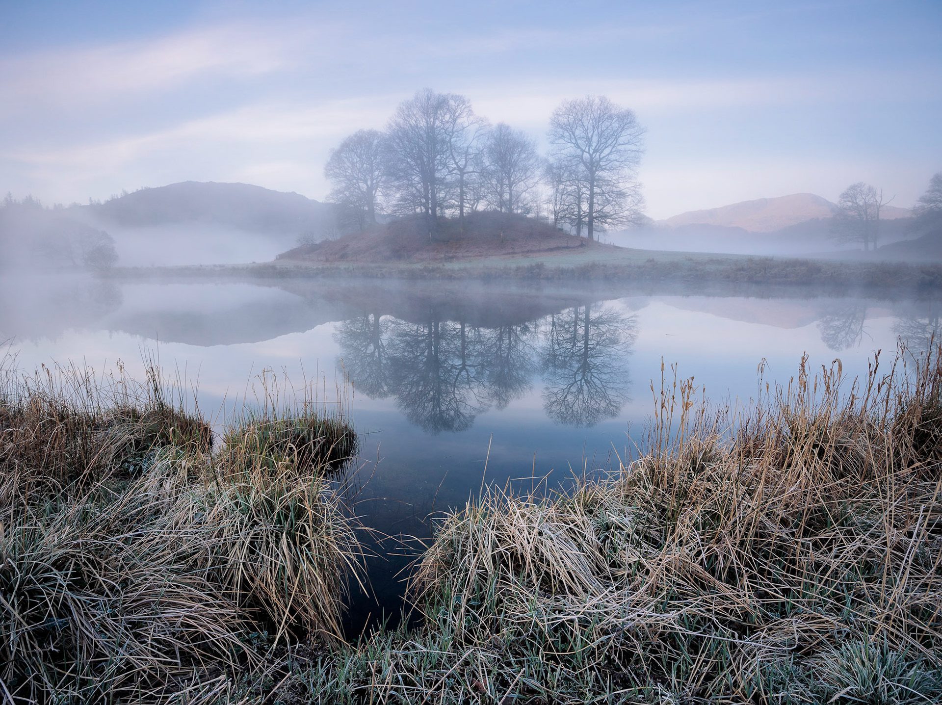 River brathay in the mist