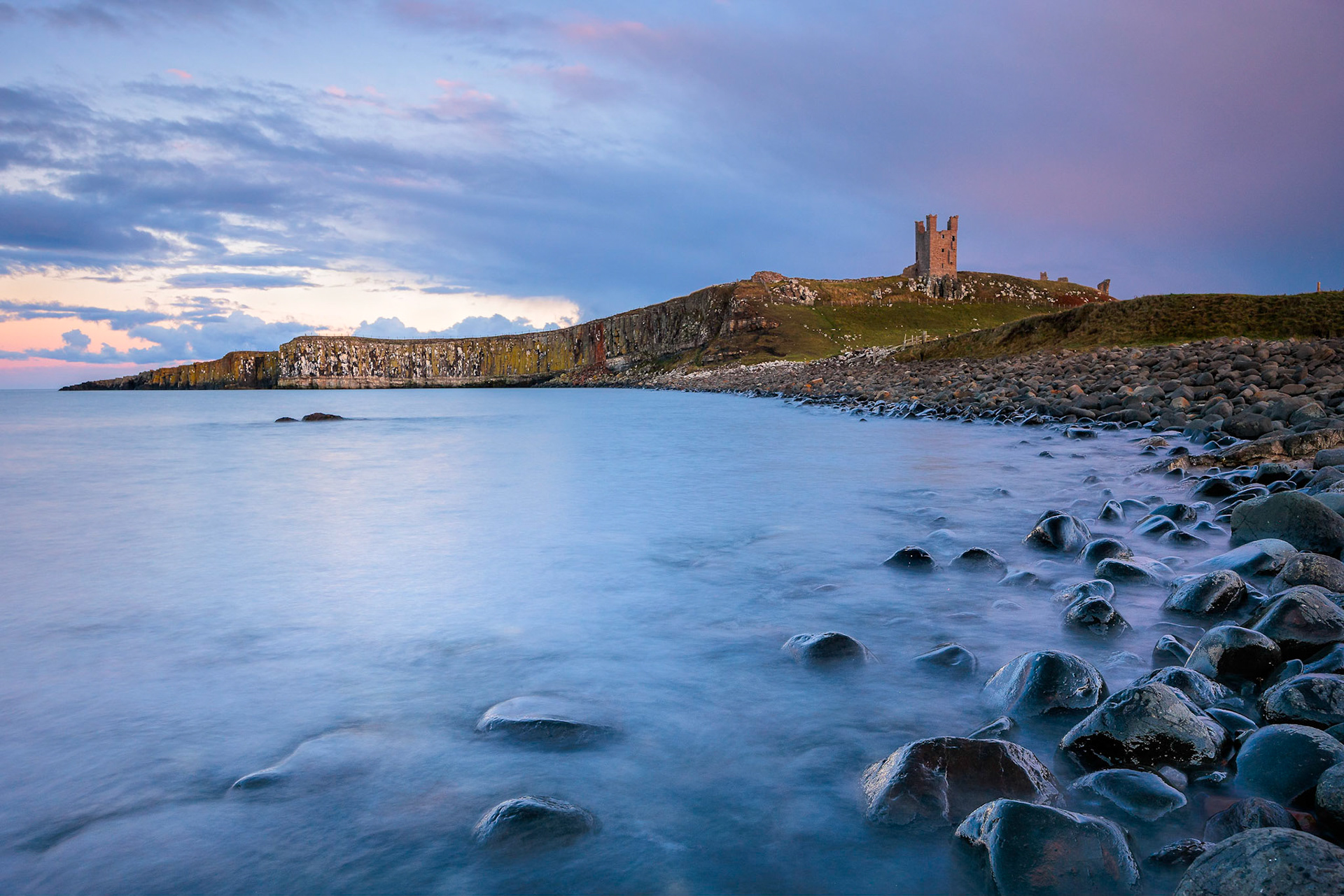 Dunstanburgh sunset