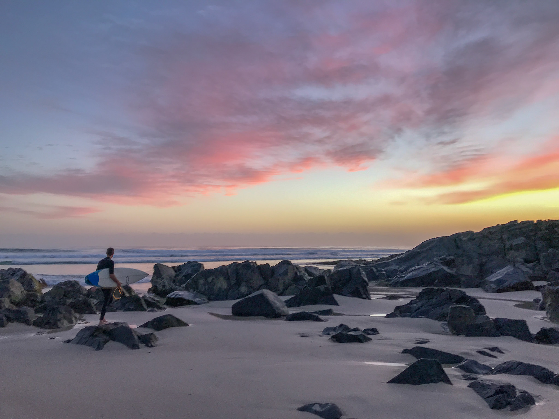 Surfer at Sunrise