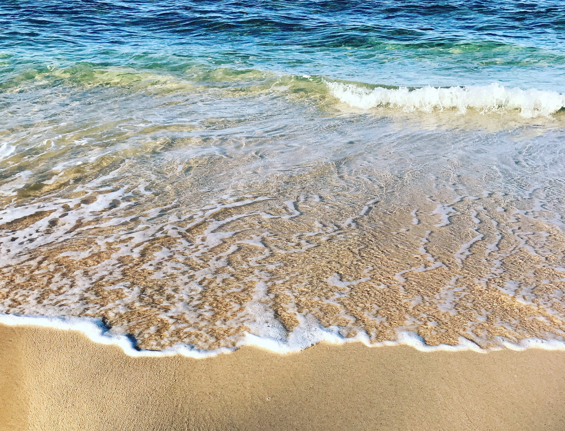 Blue Water on Beach Kauai