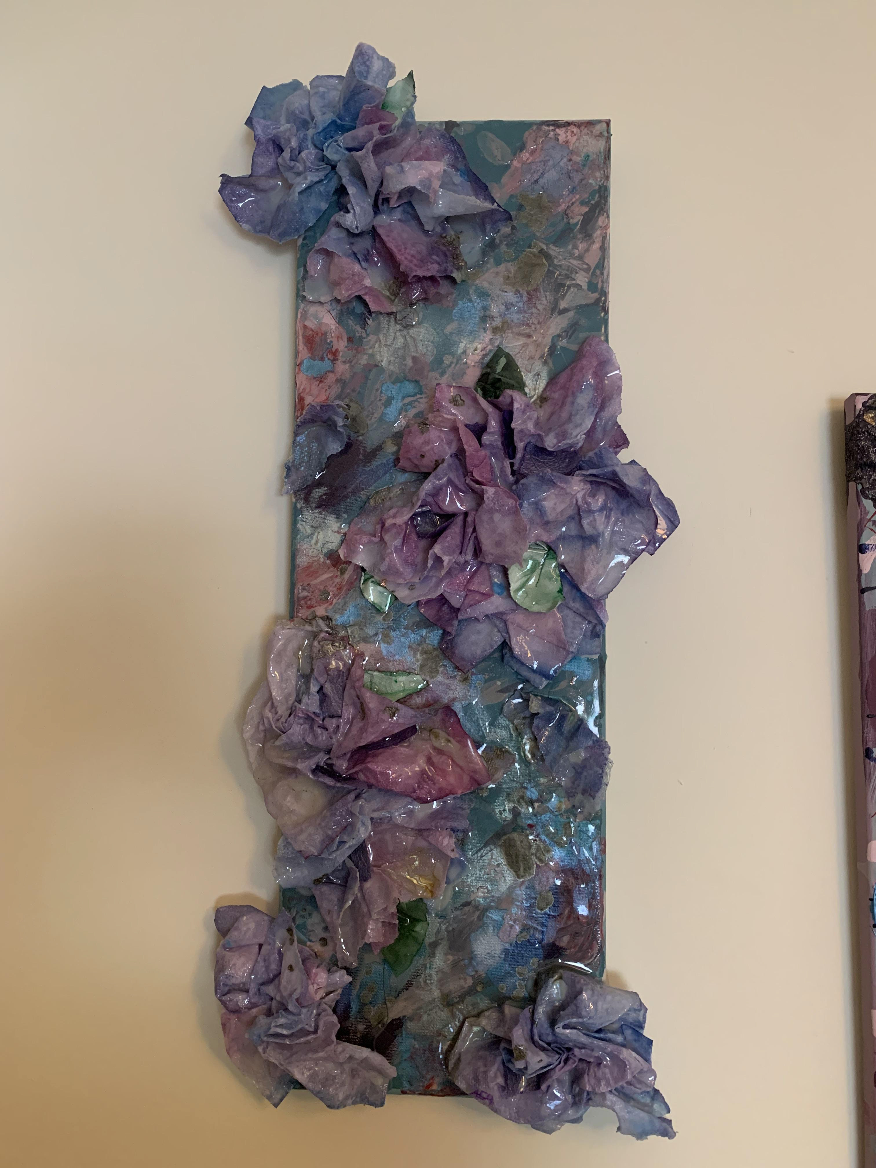 Acrylic, Mixed Media and Resin on Canvas 61x20x2cm 09/11/2021