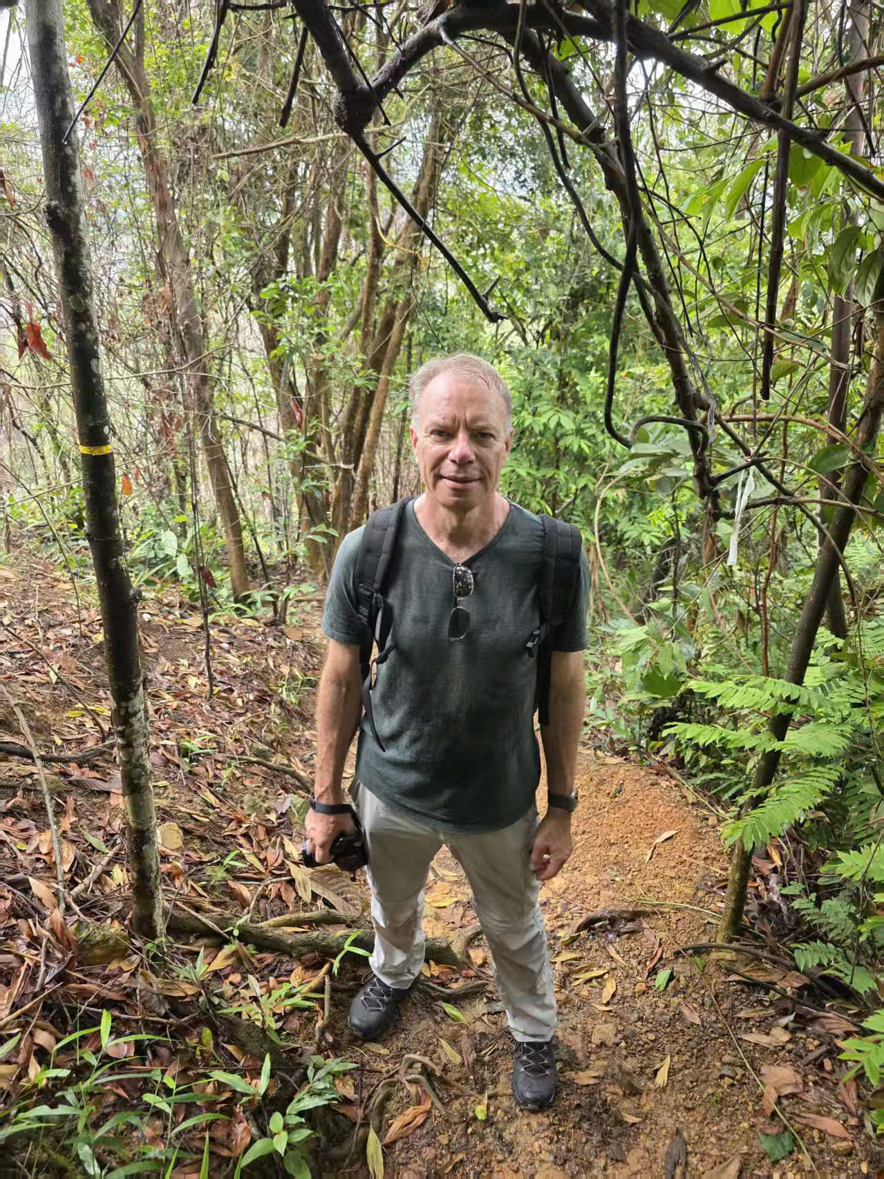 Louis took me for a hike in the jungle near his house