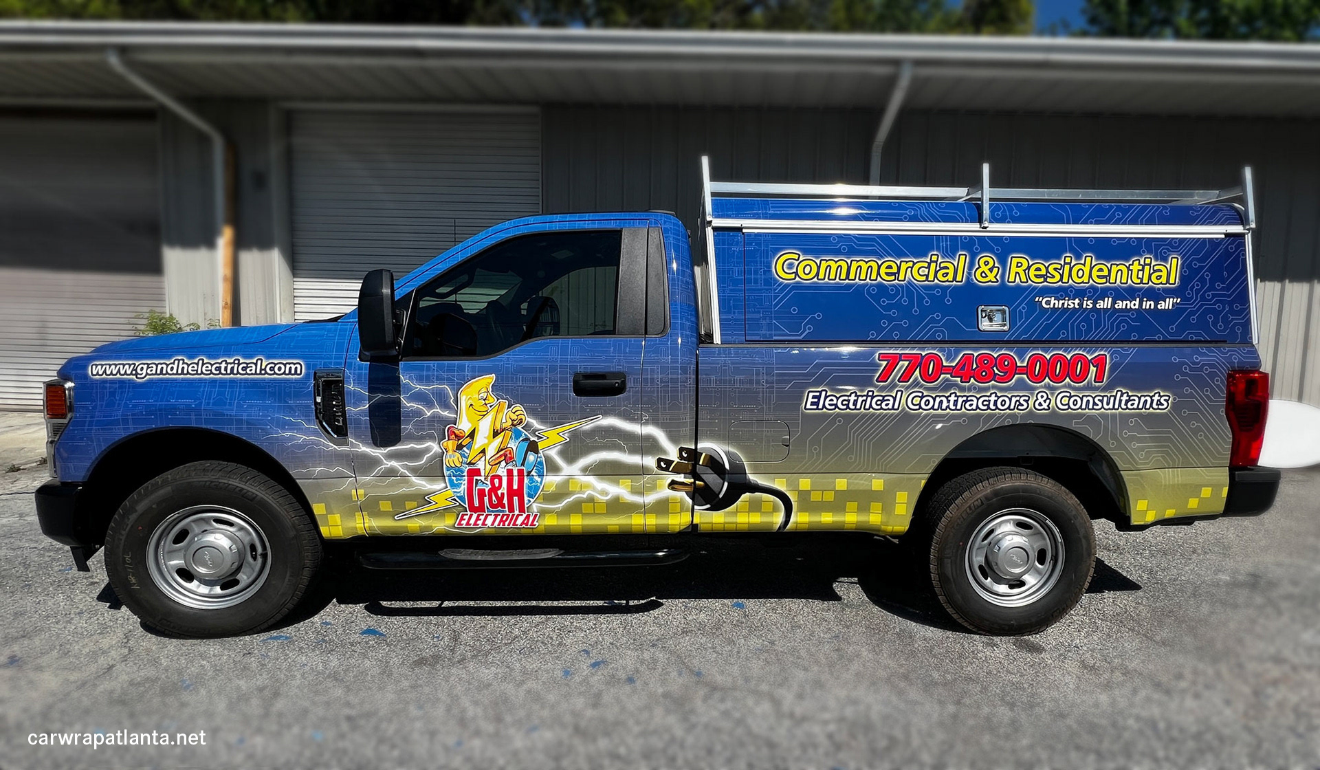 Commercial fleet wraps in Atlanta
