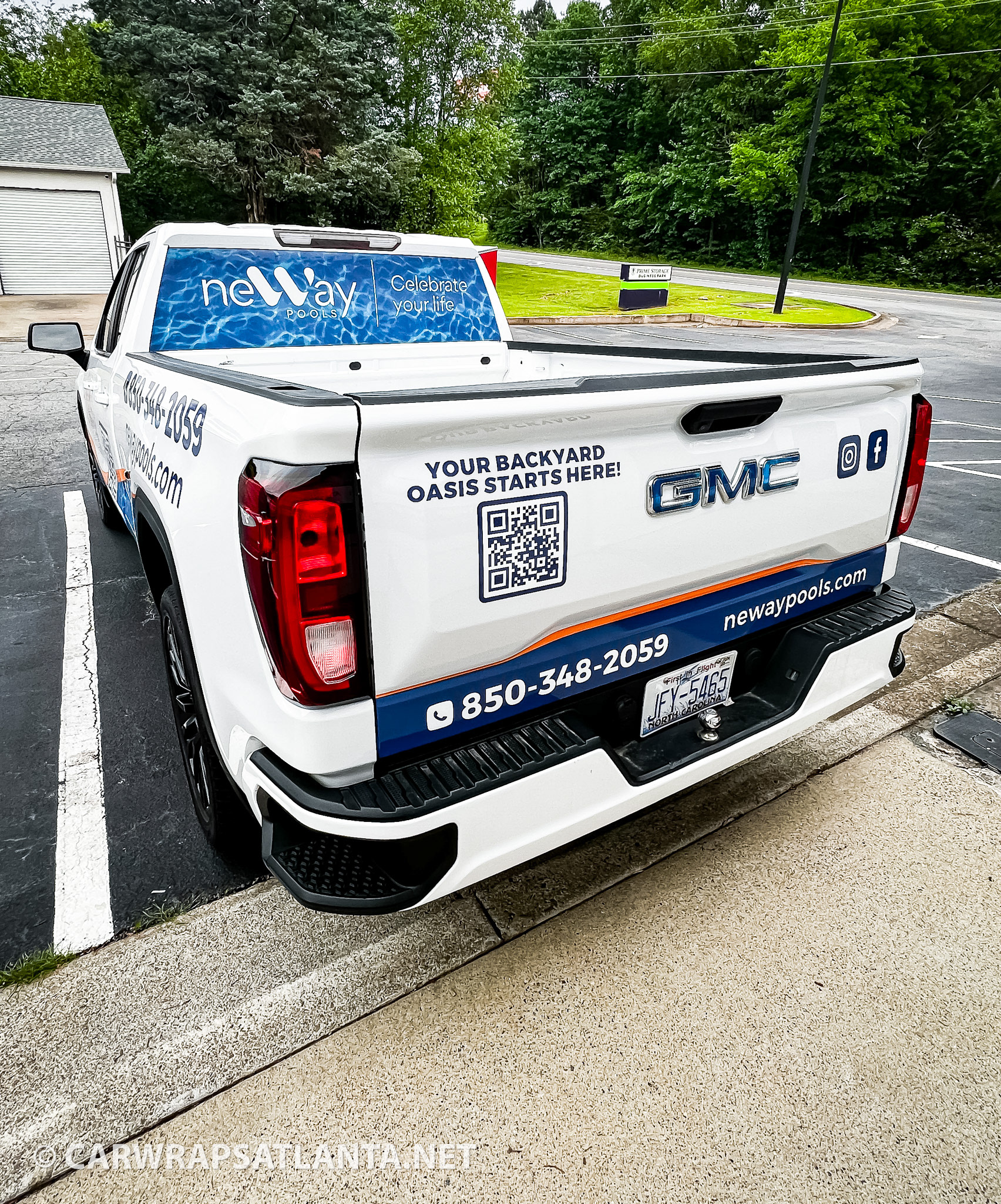 Turn heads on the streets of Tallahassee! Our GMC Truck wraps, inspired by the vibrant spirit of Florida, ensure your brand shines. #FloridaVibes #MobileAdvertising