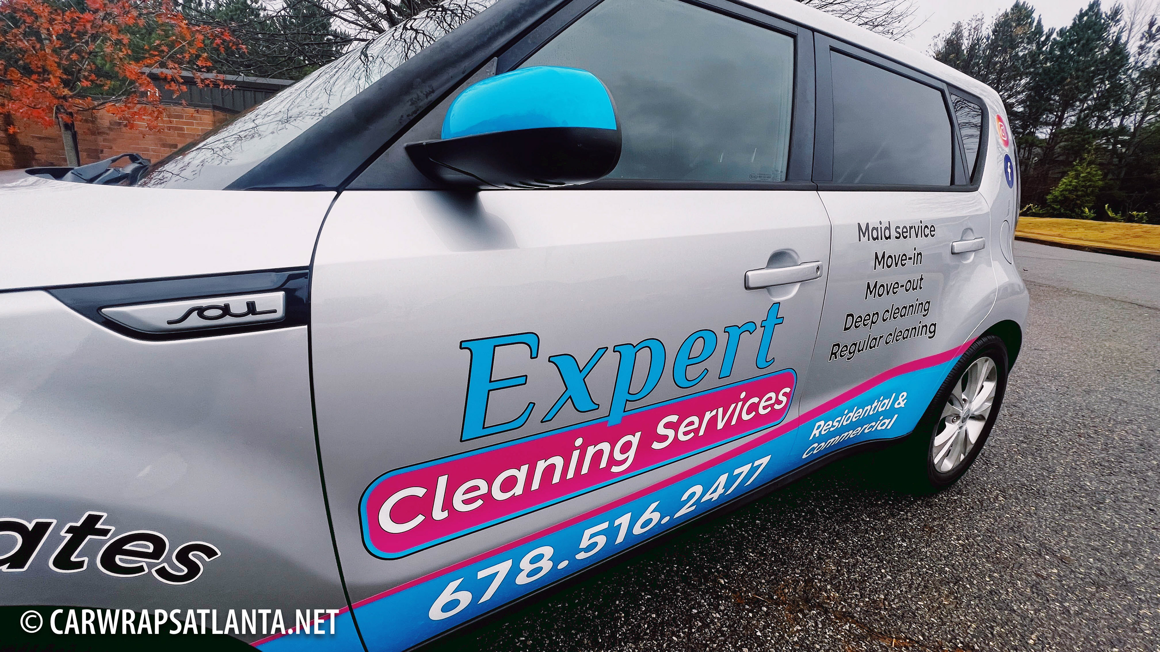 Kia Soul vehicle graphics - Atlanta, GA.