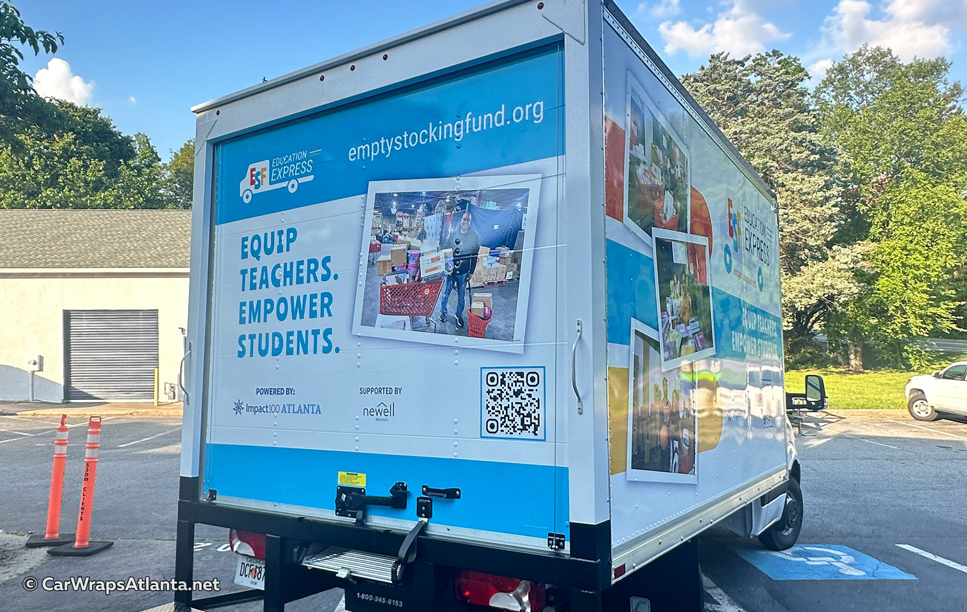 Vehicle Wraps in Atlanta: ESF Branded Box Truck Design and Installation.
