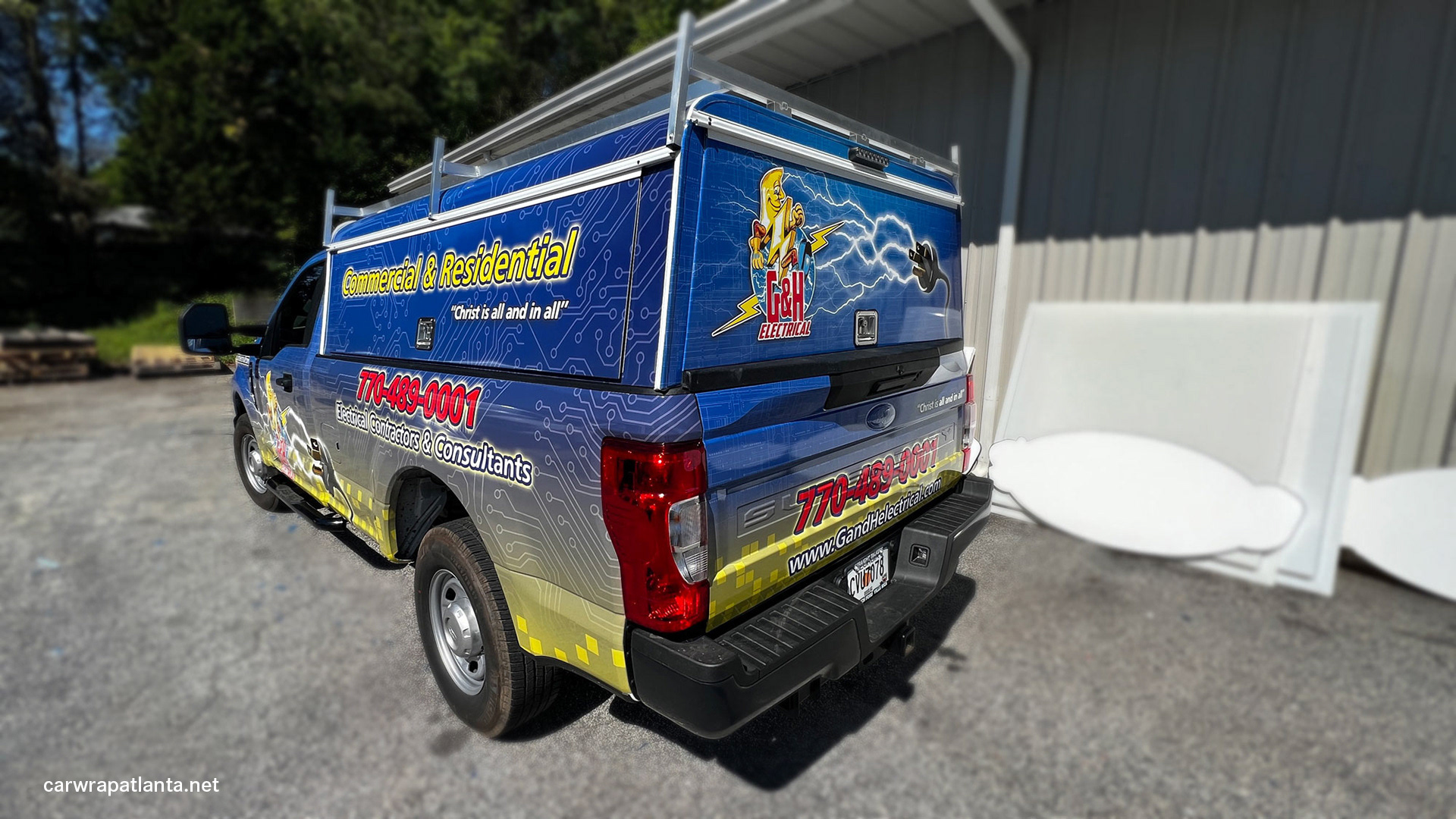 Atlanta truck and vehicle wraps.