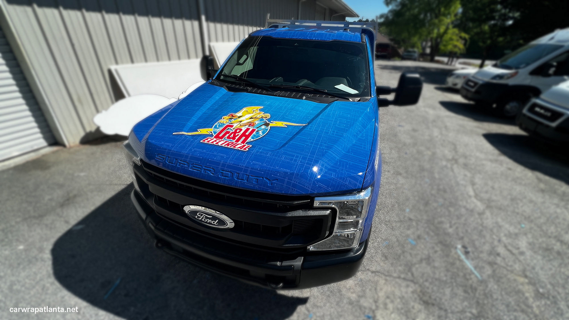 Commercial fleet wrap in Douglasville