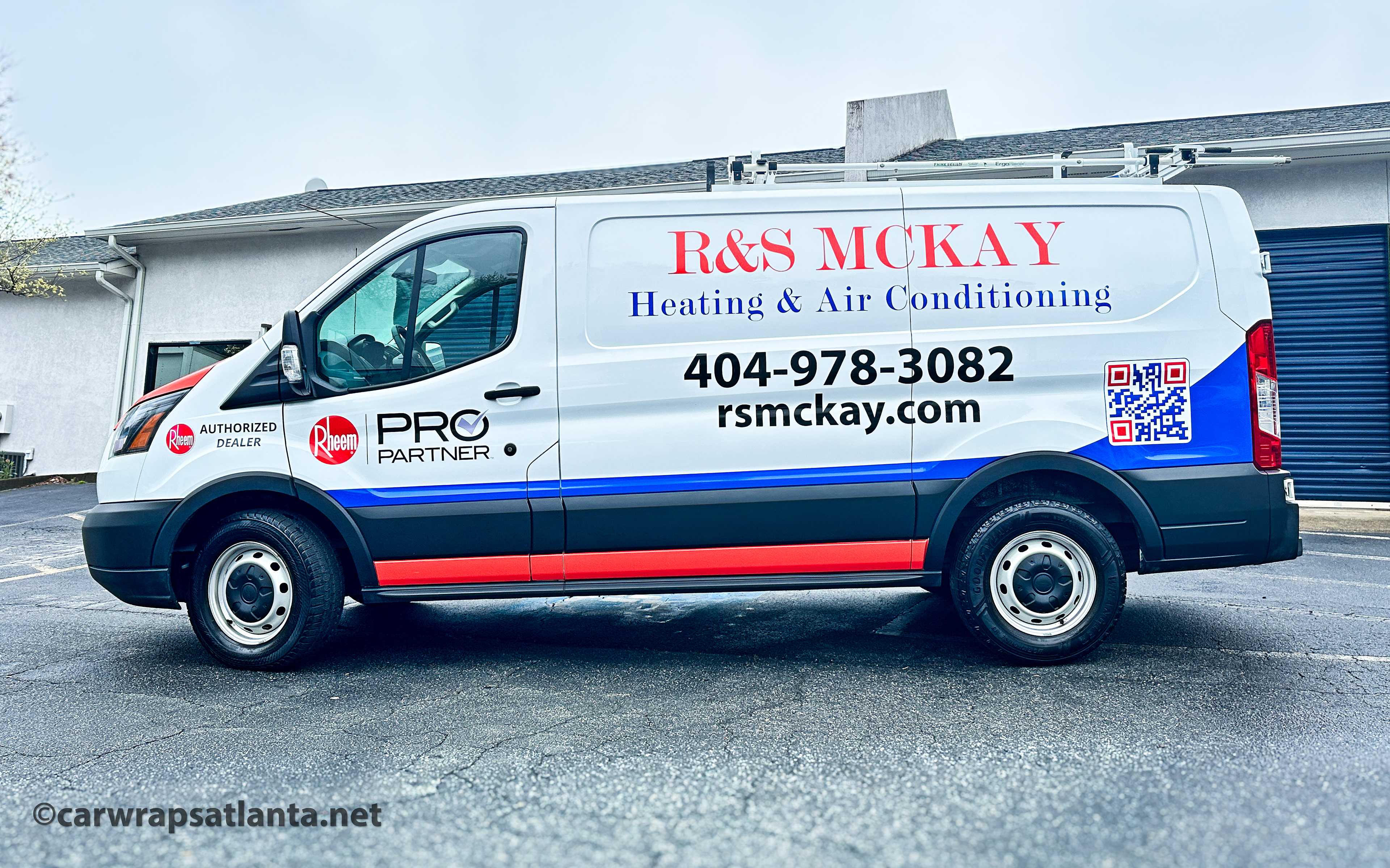 Hero image: As part of our mission to be the leading commercial wrapping company in Atlanta, we are proud to showcase our latest project: a powerful partial wrap on a versatile Ford Transit for a top Heating and Cooling Company. This strategic solution provides highly visible, professional branding across Lawrenceville and throughout Gwinnett County, GA.