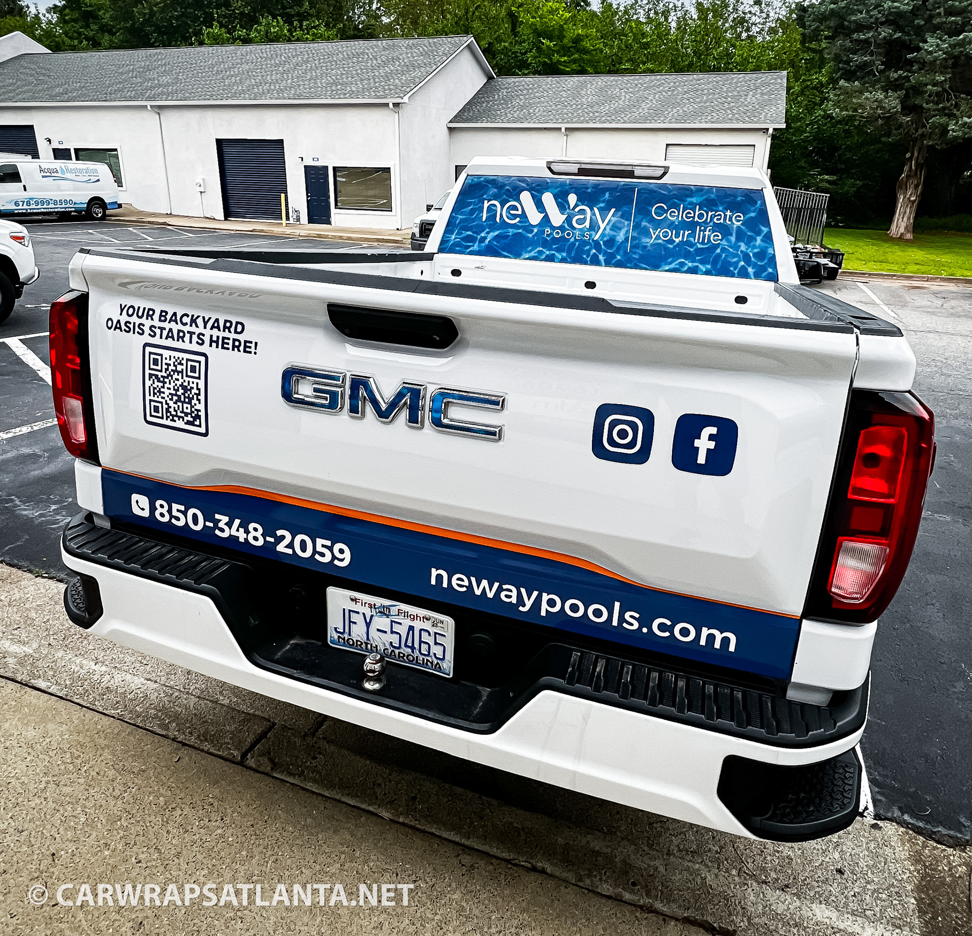 From concept to reality! Car Wraps Atlanta handles it all - design, print, and install. Transform your GMC Truck into a rolling masterpiece with our full and partial wraps. #OneStopShop #CarWrapExperts