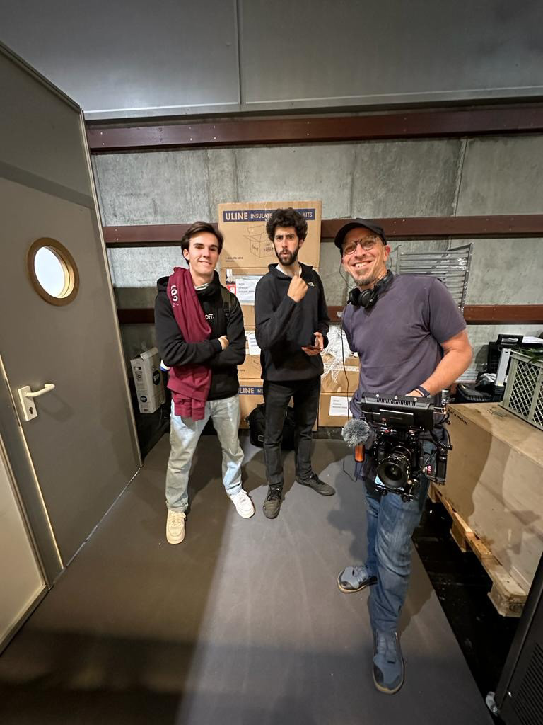 behind the stage in Paris!