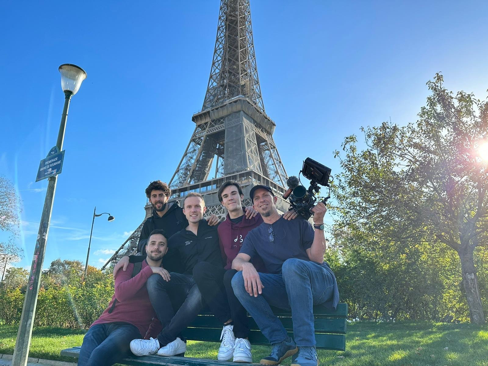 The team in Paris! Days before the final!