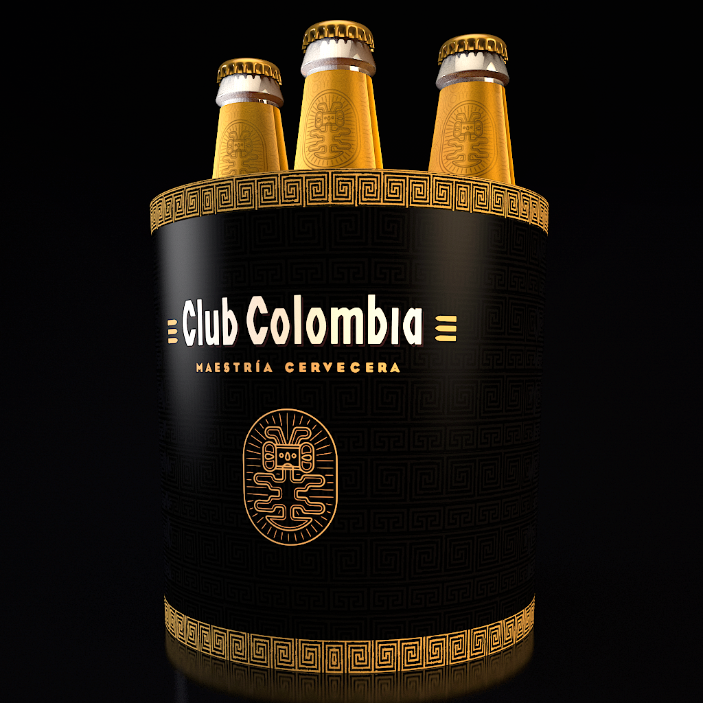 Mariana Ribero - Club Colombia packaging design