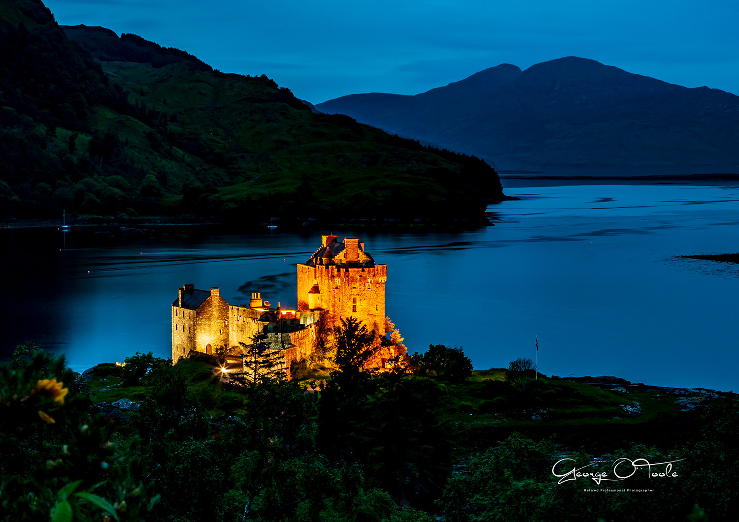 Eilean Donan Castle Dornie by Kyle of Lochalsh Scotland.