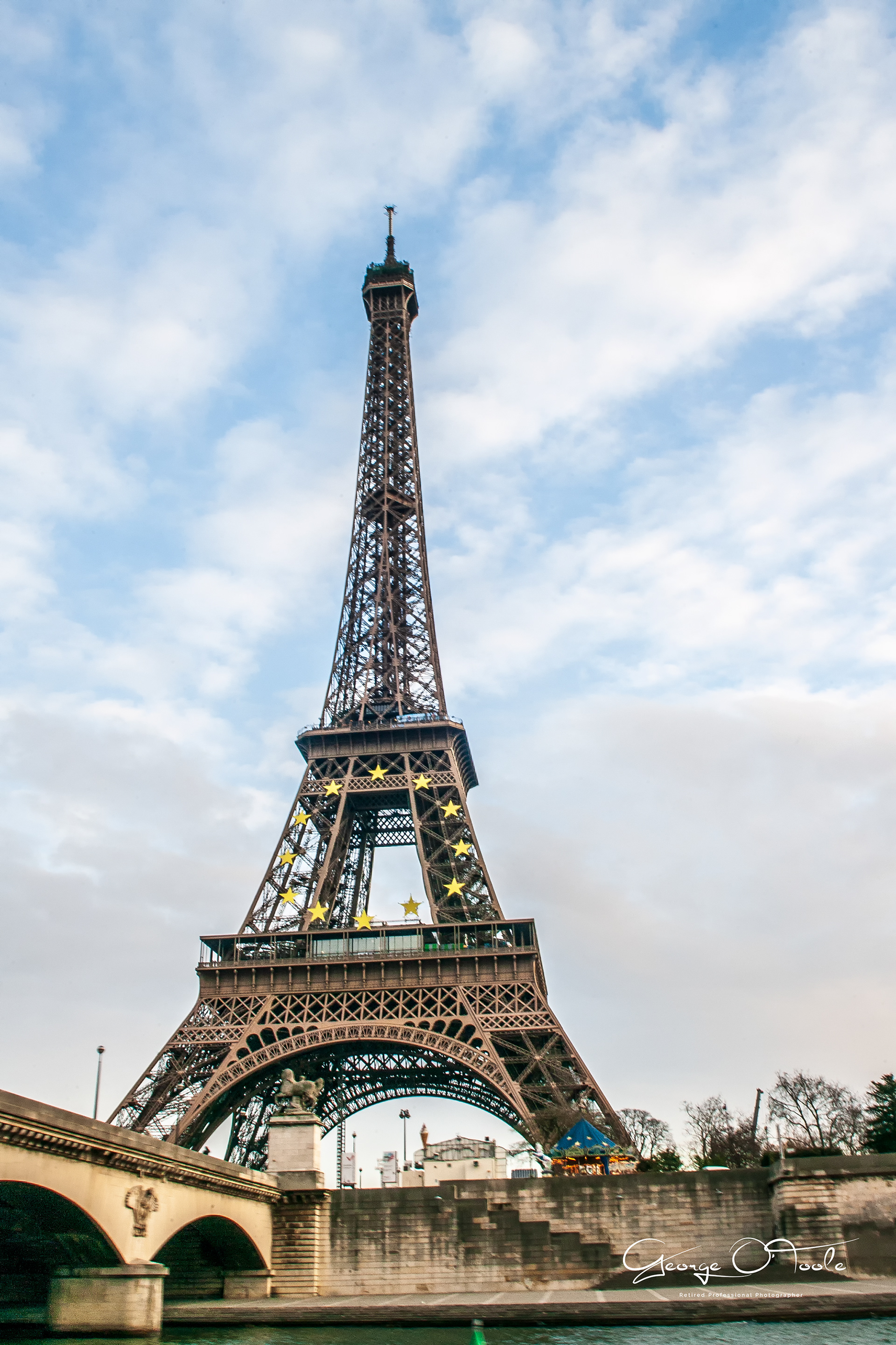 Eiffel Tower Paris .