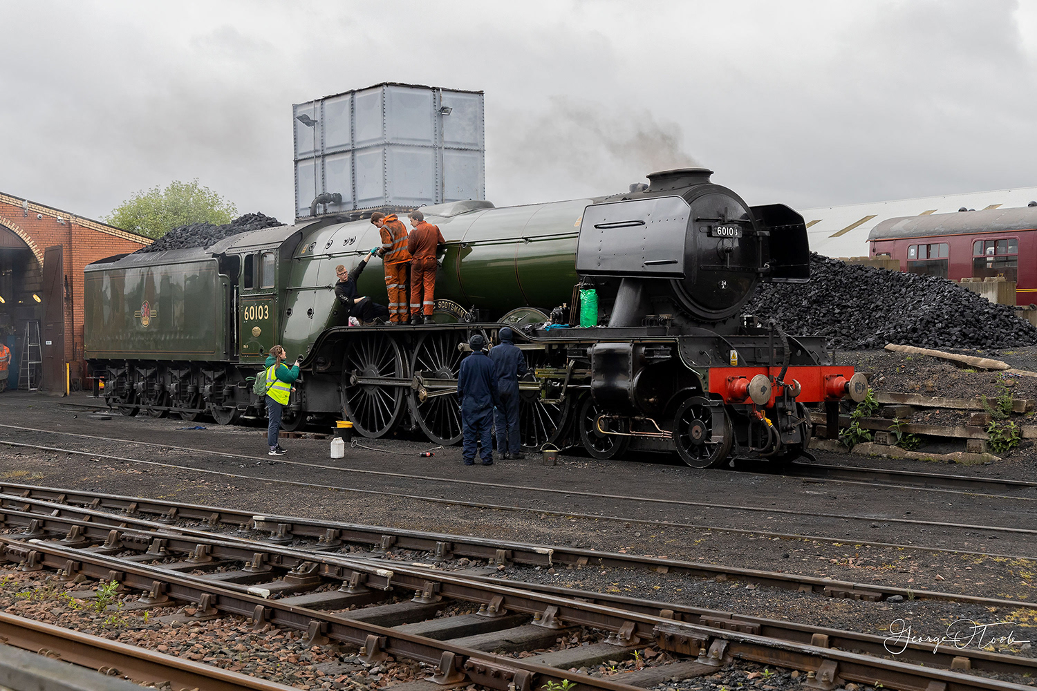 LNER Class A3-4472 Flying Scotsman at Boness