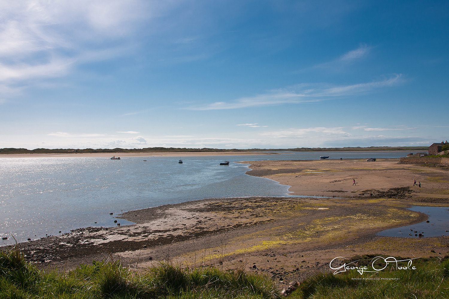 The River Esk Estuary at Ravenglass Cumbria.