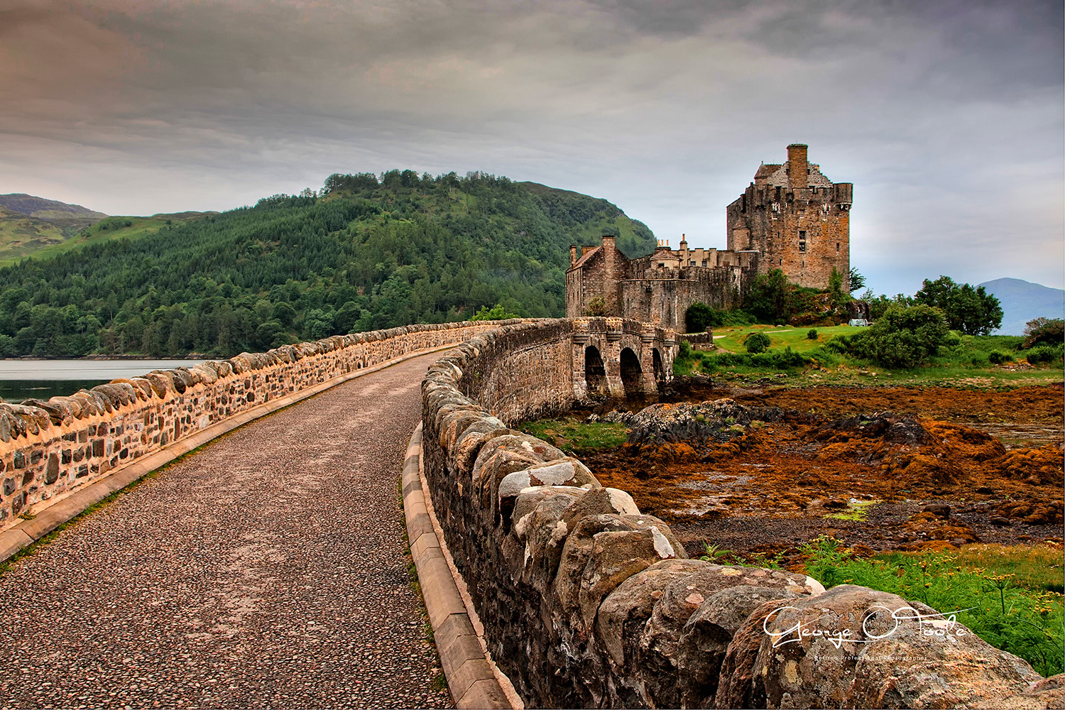 Eilean Donan Castle Dornie by Kyle of Lochalsh Scotland.