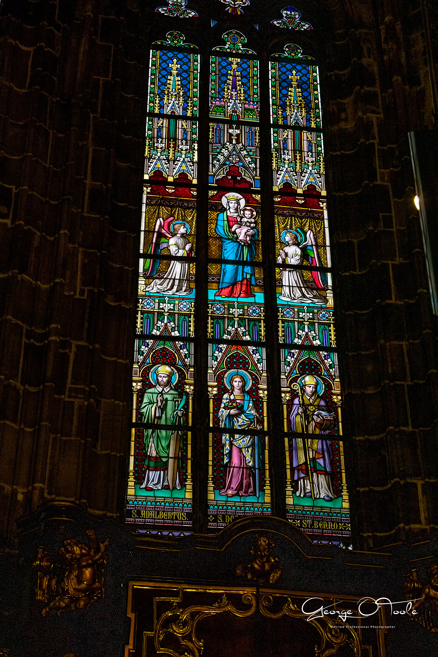St Vitus Cathedral  Stained Glass.
