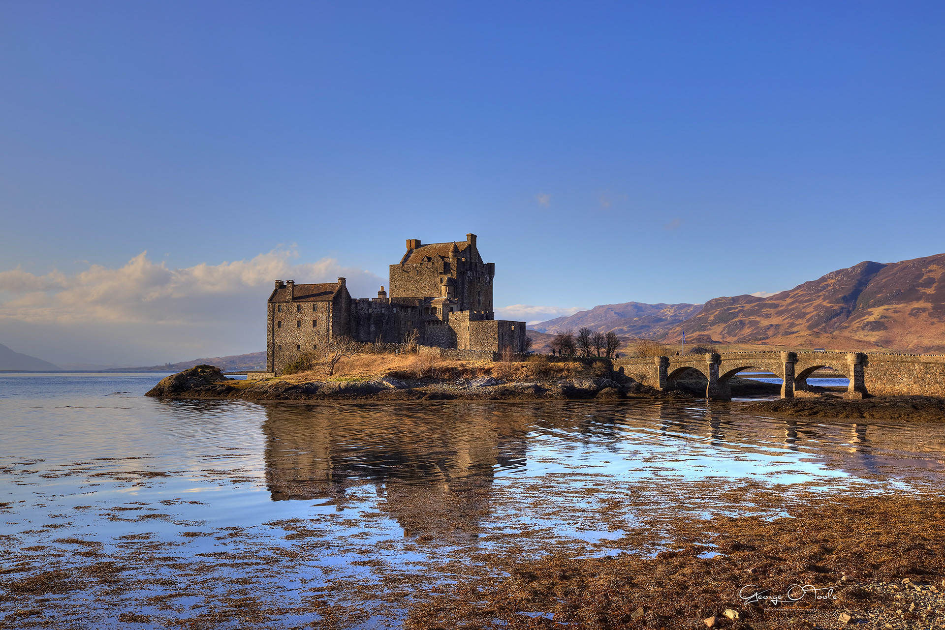 Eilean Donan Castle Dornie by Kyle of Lochalsh Scotland.