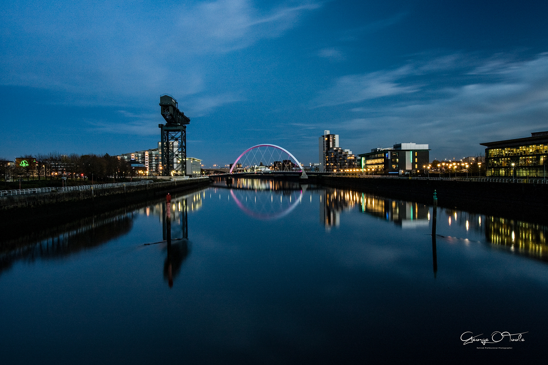 The River Clyde at Pacific Quay 