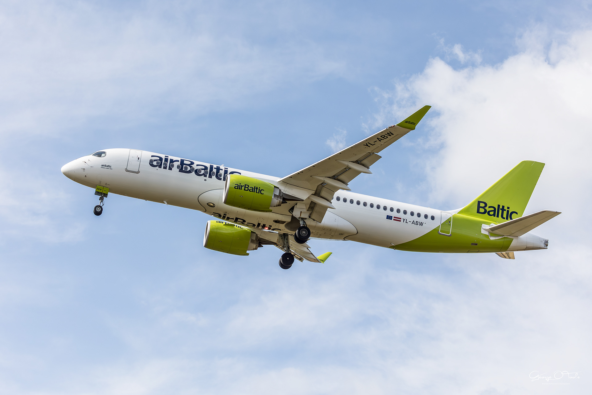 YL-ABW Airbus A220-300 Cn 55308 Air Baltic