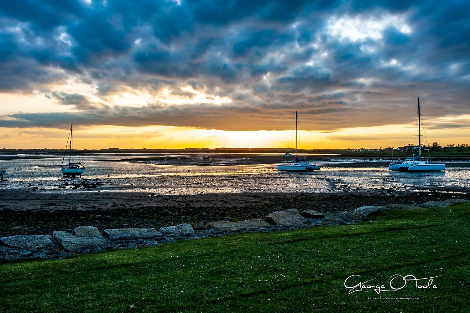 The River Esk Estuary at Ravenglass Cumbria.