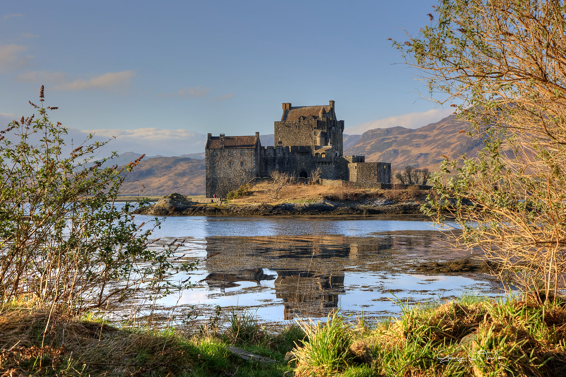 Eilean Donan Castle Dornie by Kyle of Lochalsh Scotland.