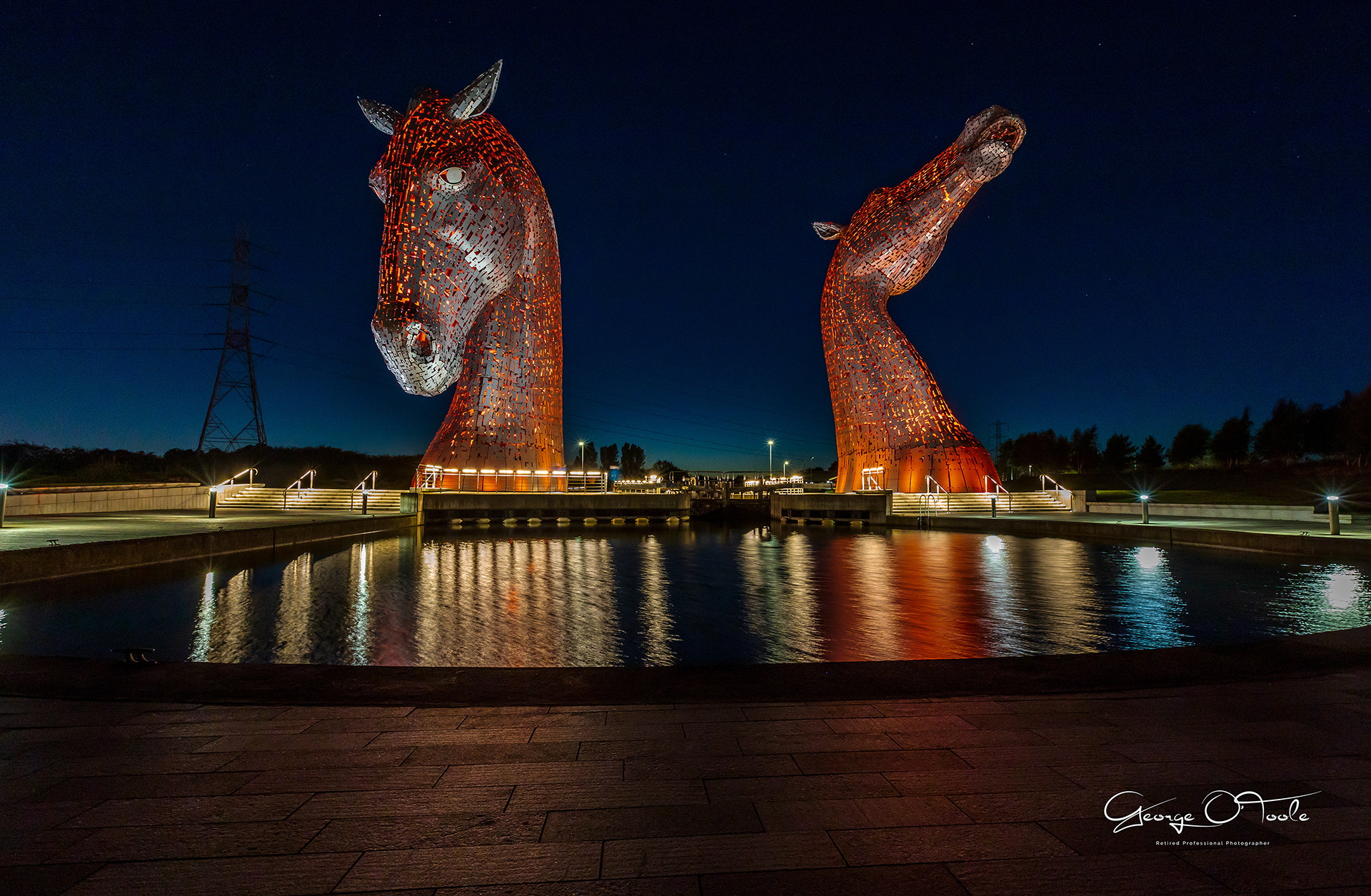 The Kelpies Falkirk Scotland.