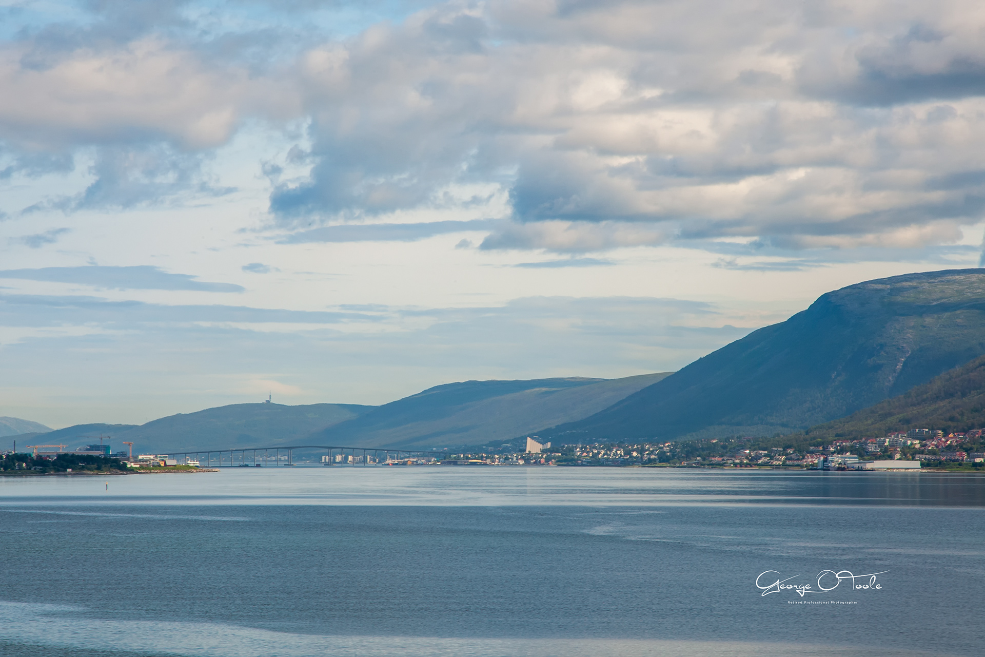 Approach to Tromso Norway.