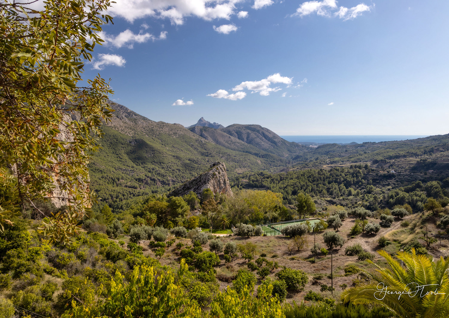 A view from El-Castell-de-Guadalest Alicante Spain