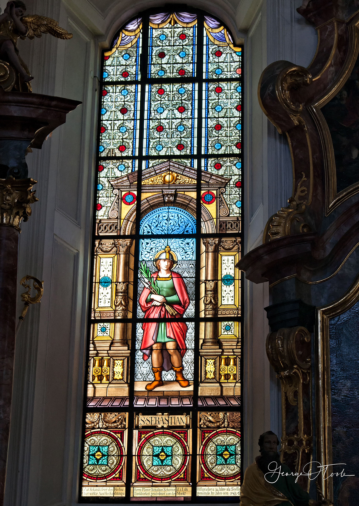 Hopfgarten in Brixental Baroque parish church.