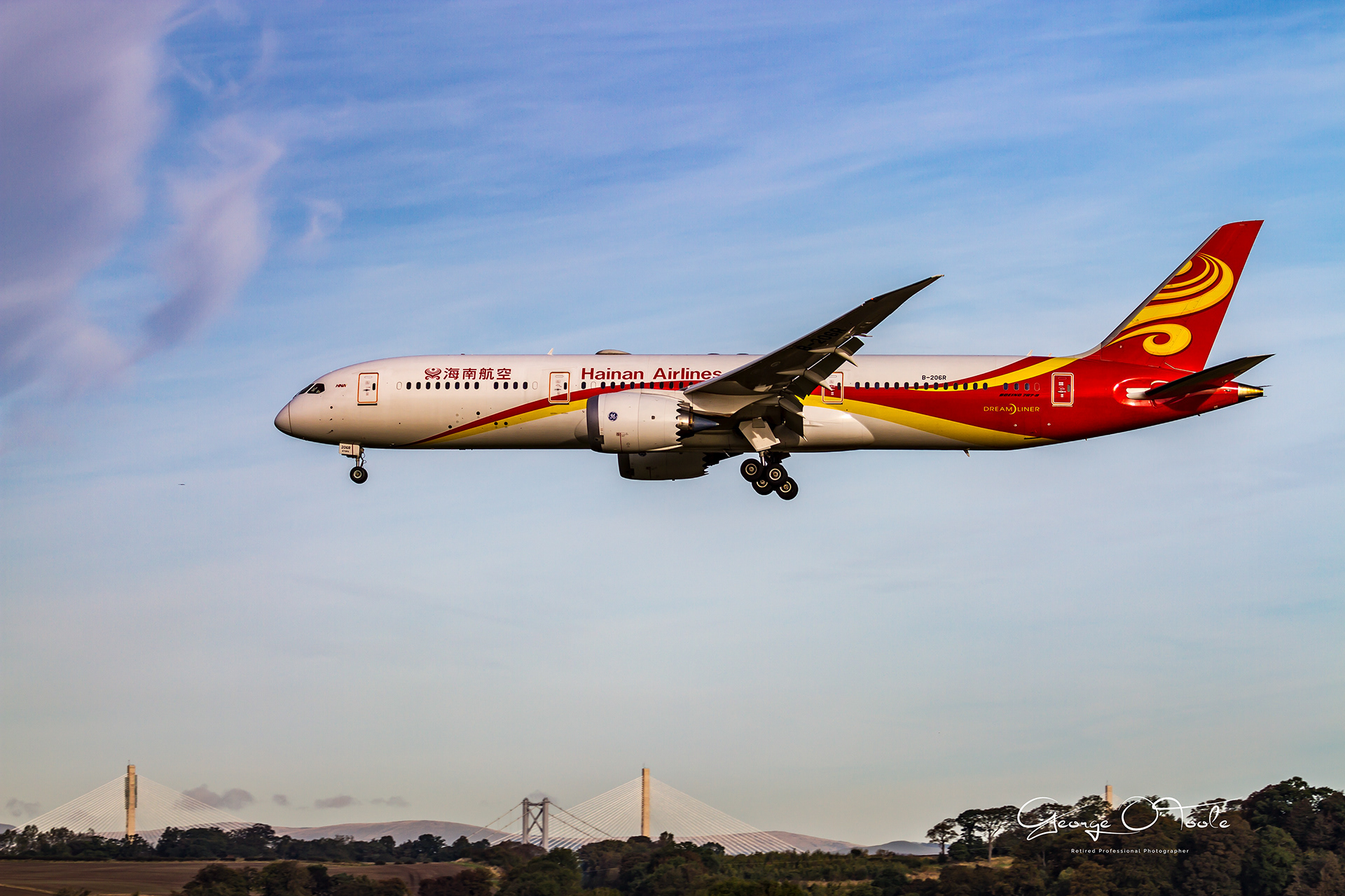 B-206R Boeing 787-9 Dreamliner Cn 62725 Hainan Airlines EDI-EGPH 03102019