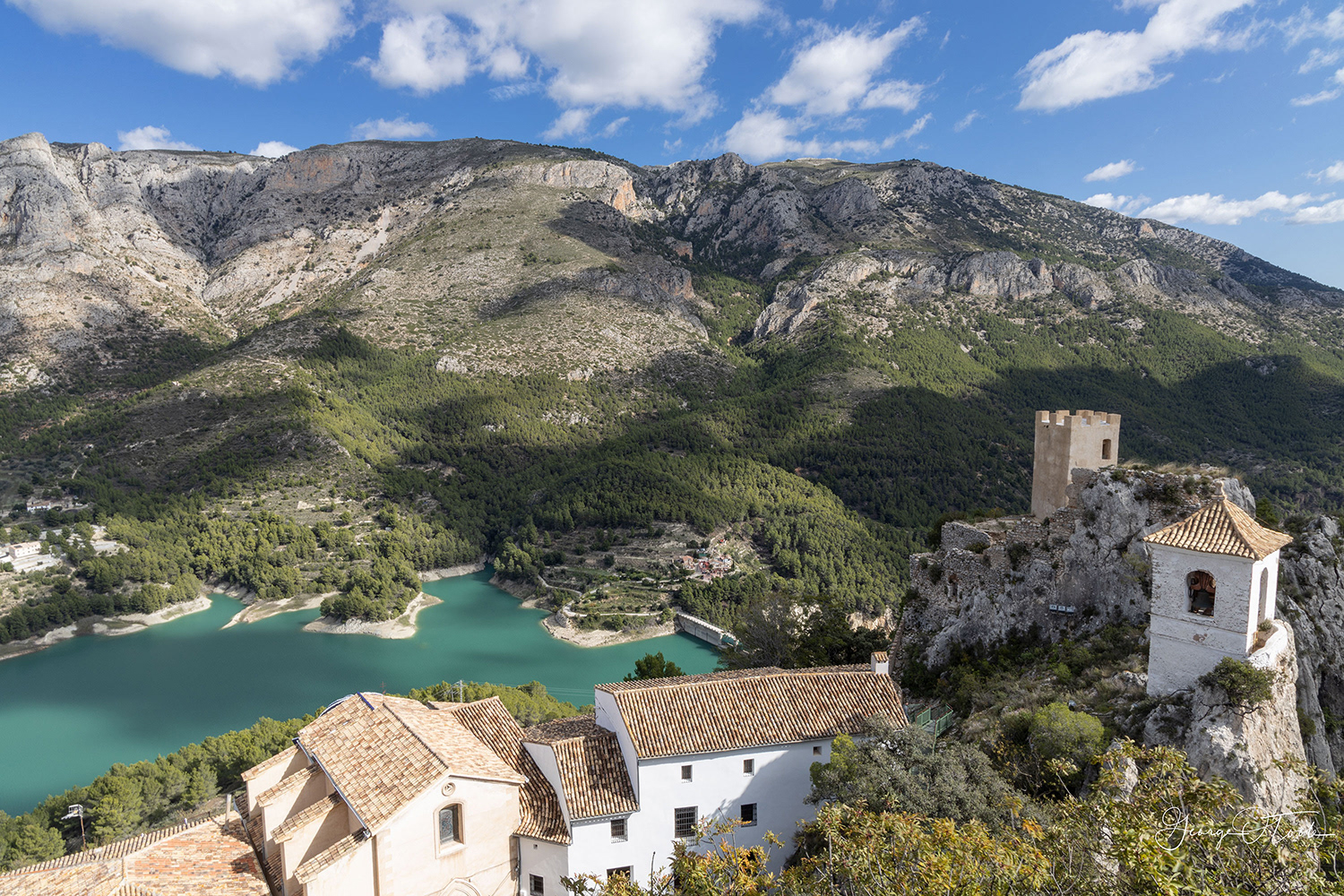 A view from El-Castell-de-Guadalest Alicante Spain