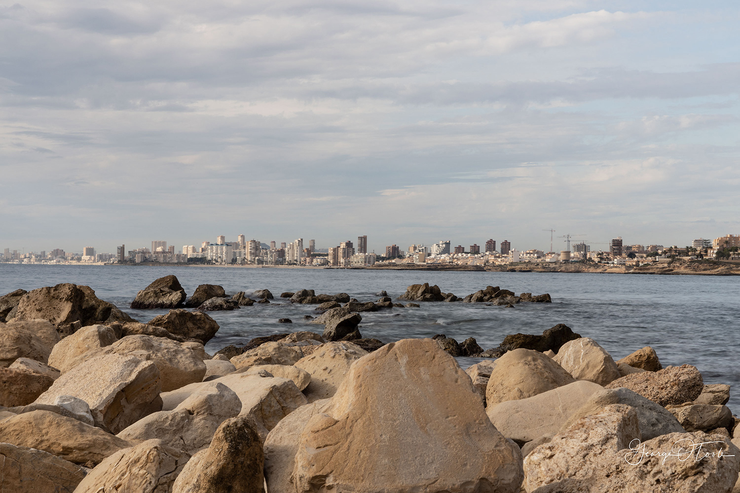 Alicante from El Campello Alicante Spain.
