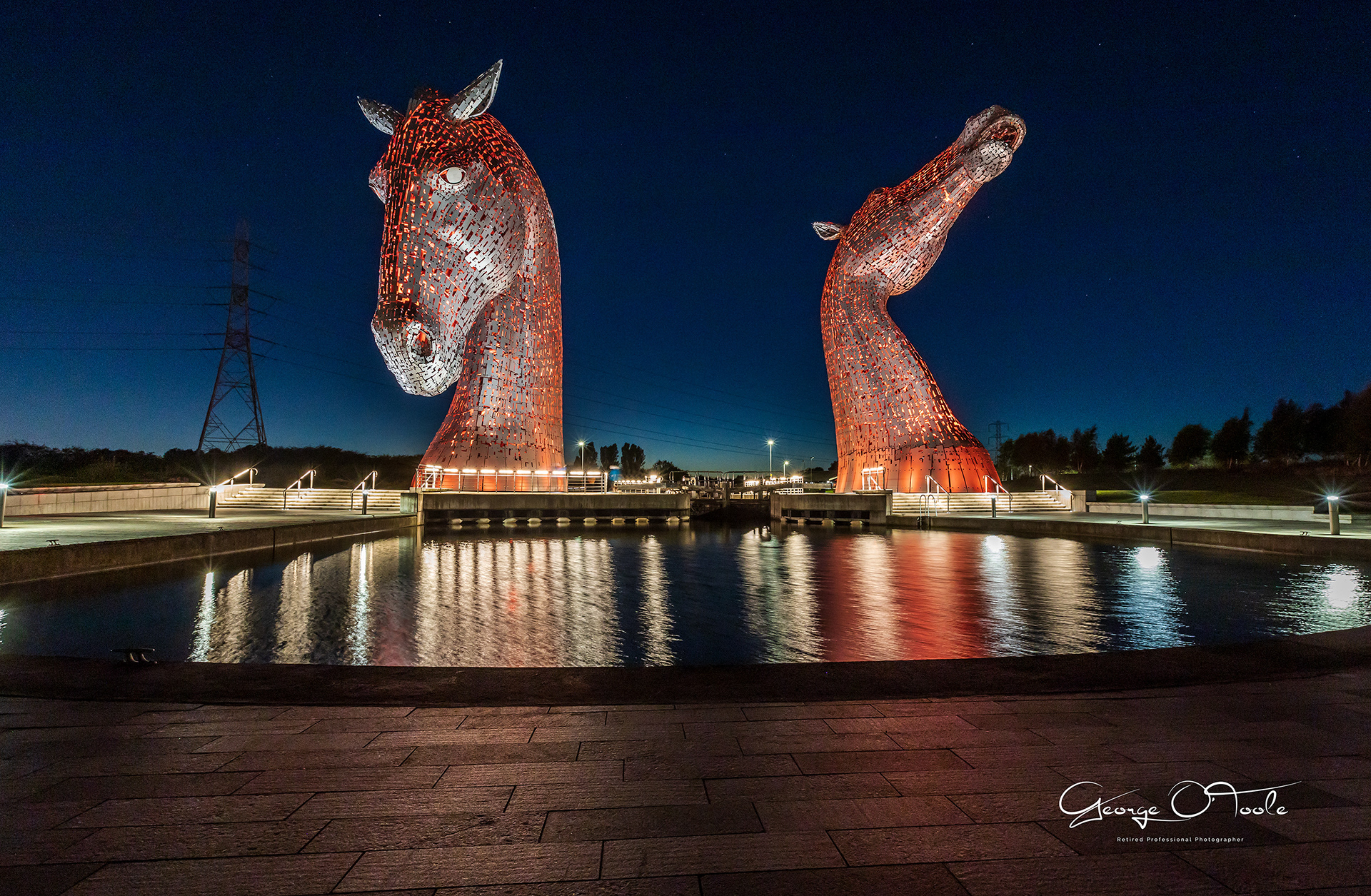 The Kelpies By Night