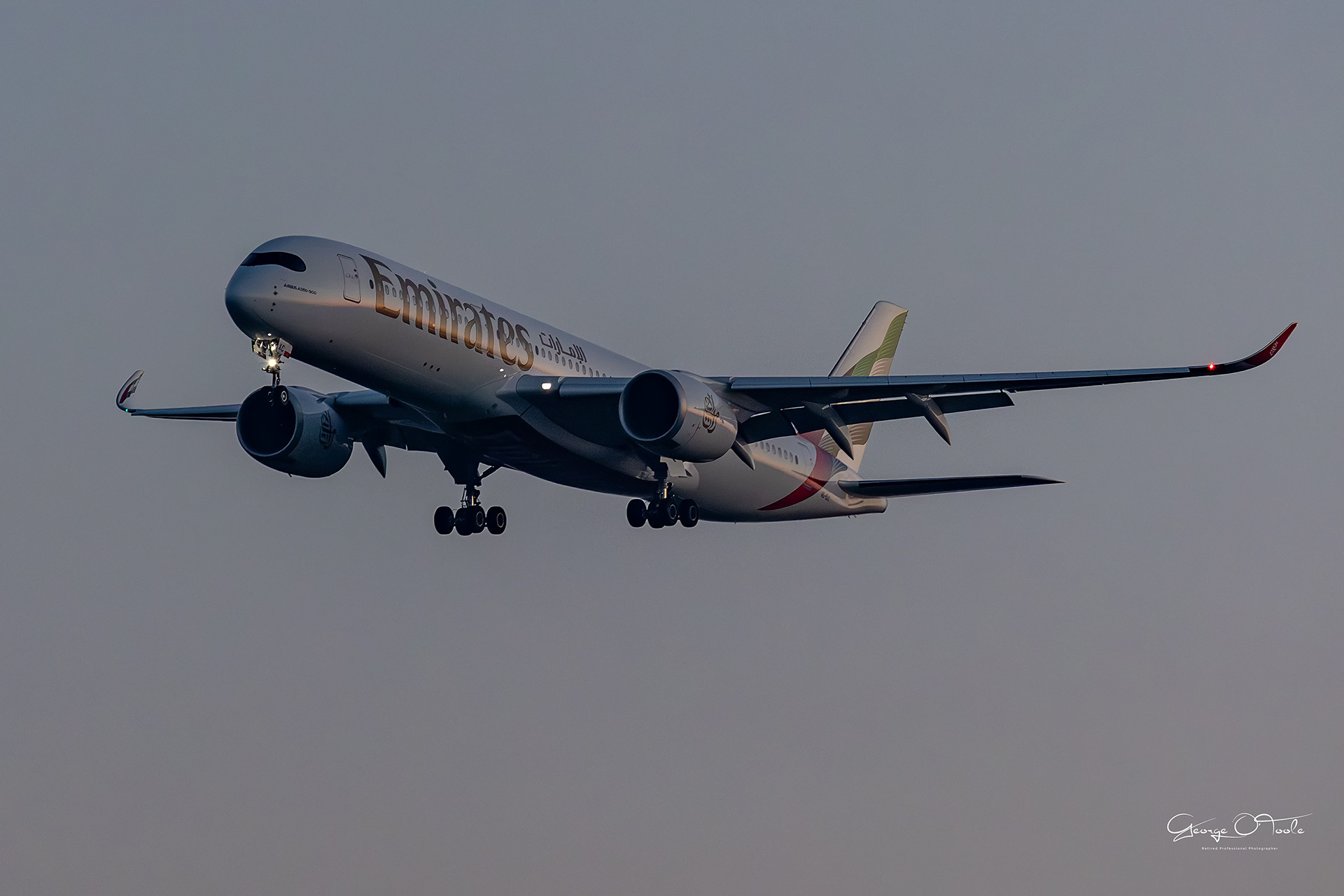 A6-EXC Airbus A350 Cn 693-900 Emirates EDI-EGPH