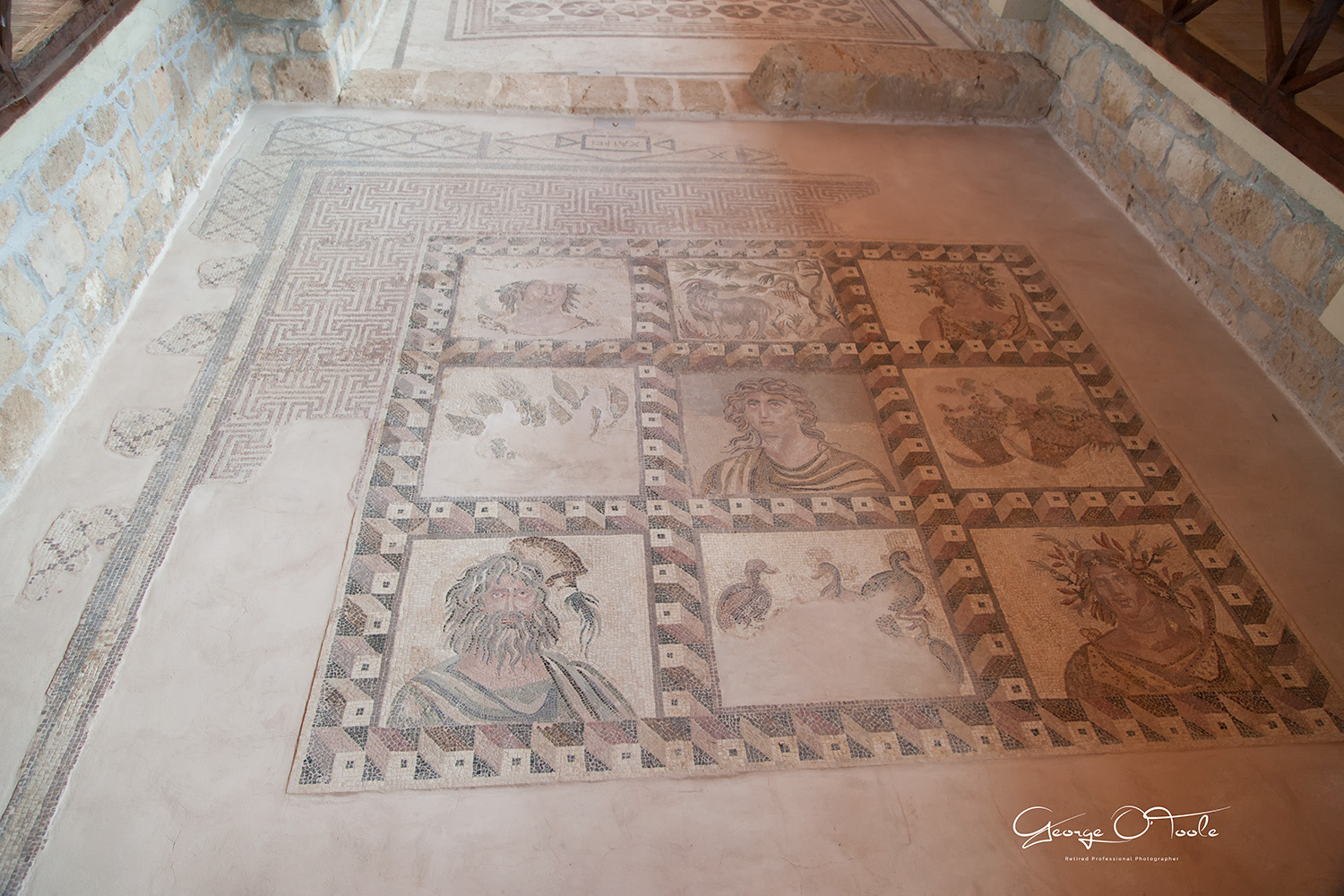 Kato Paphos Archaeological Site Cyprus.