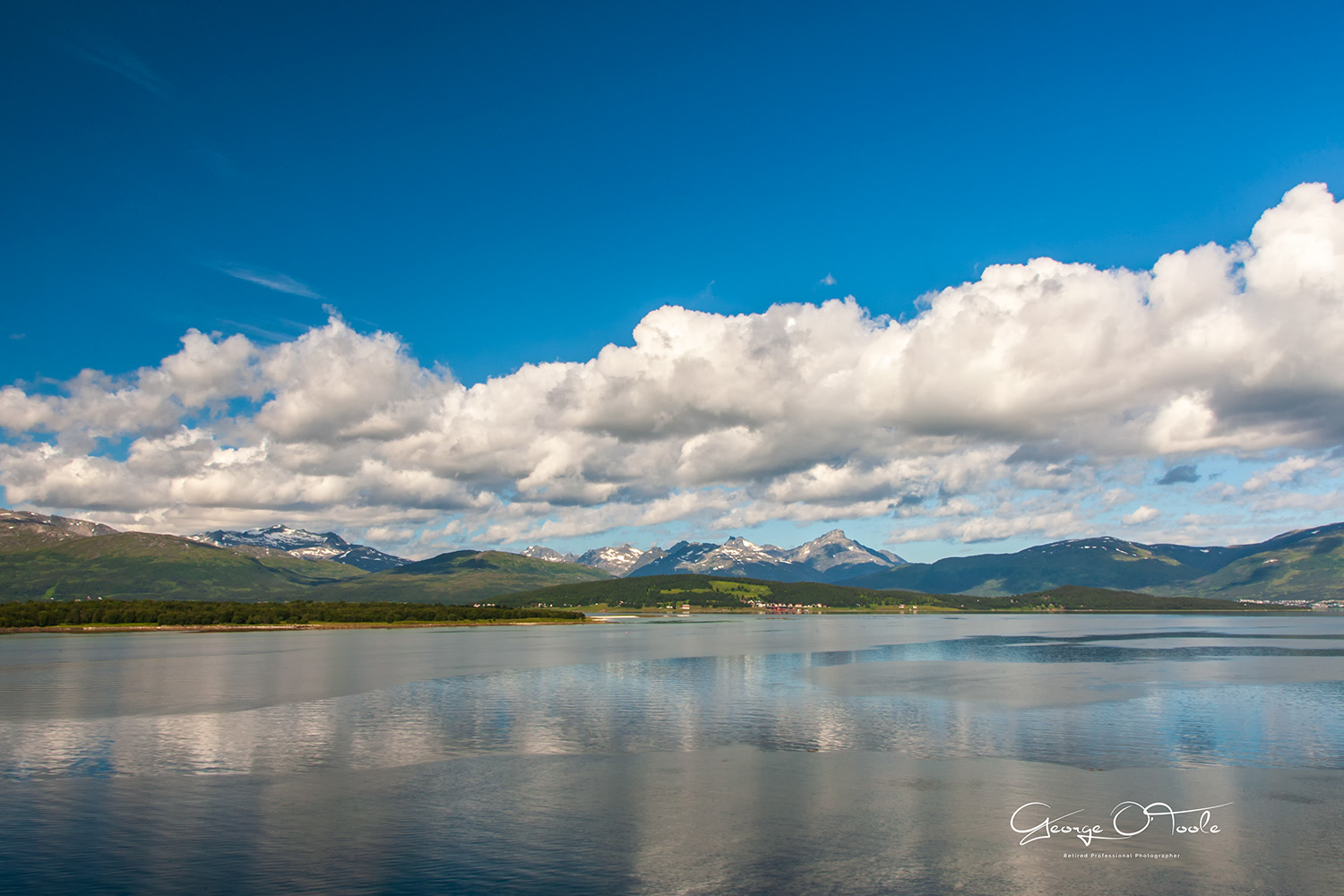 Approach to Tromso Norway.