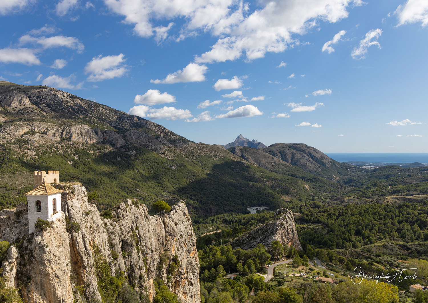 A view from El-Castell-de-Guadalest Alicante Spain