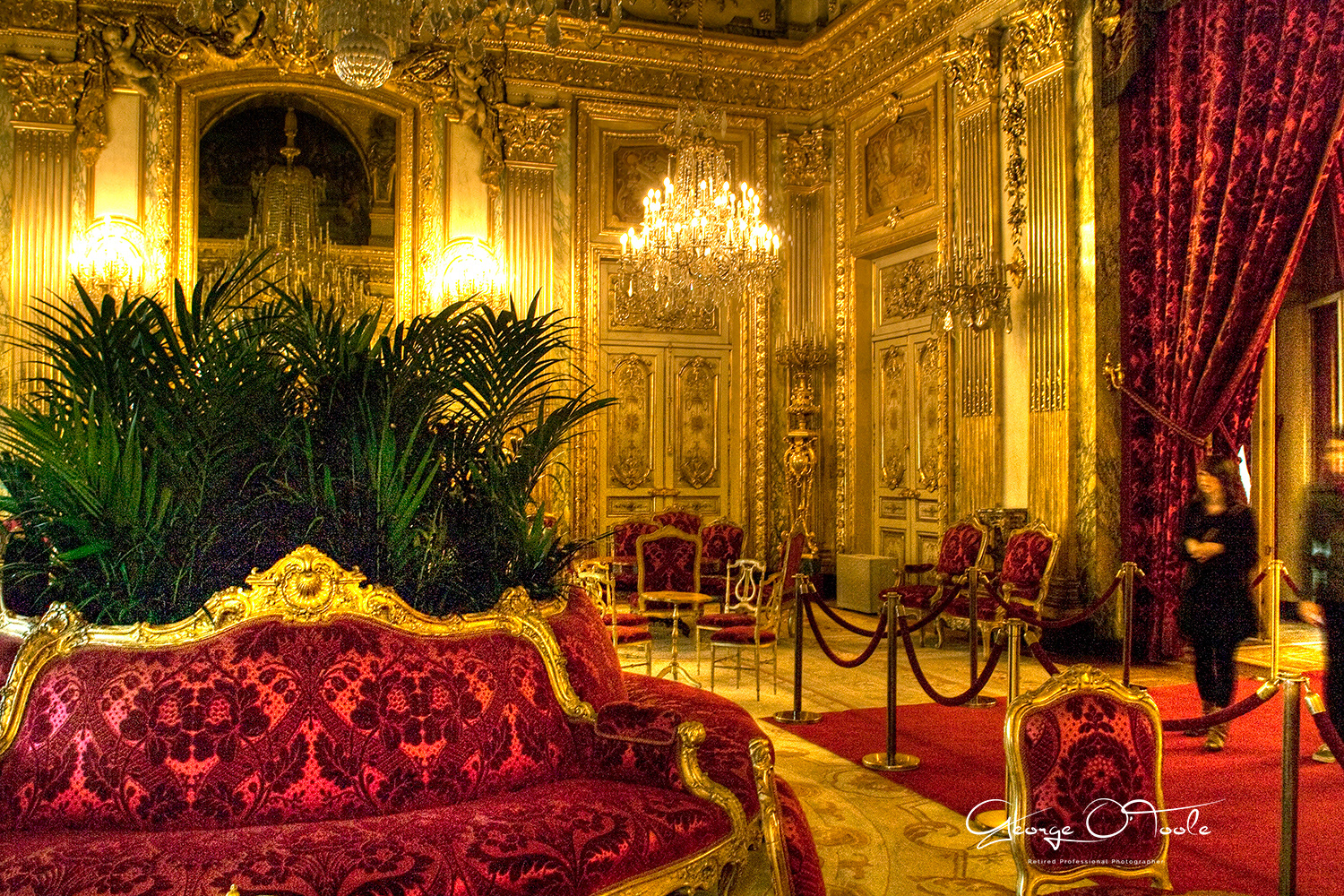 Louvre Museum Paris .
