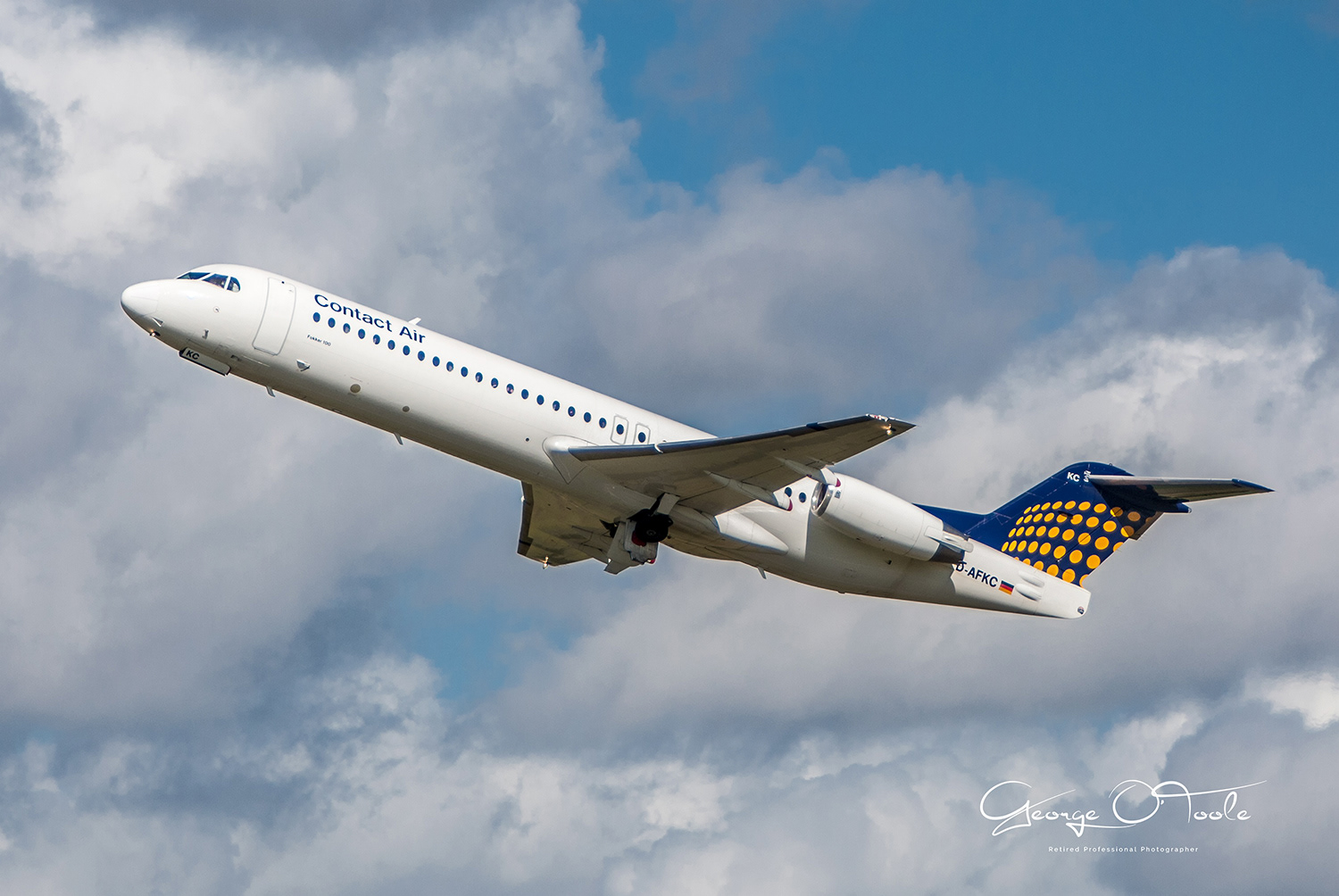 D-AFKC Fokker-100 (F-28-0100) Contact Air Inter regional
