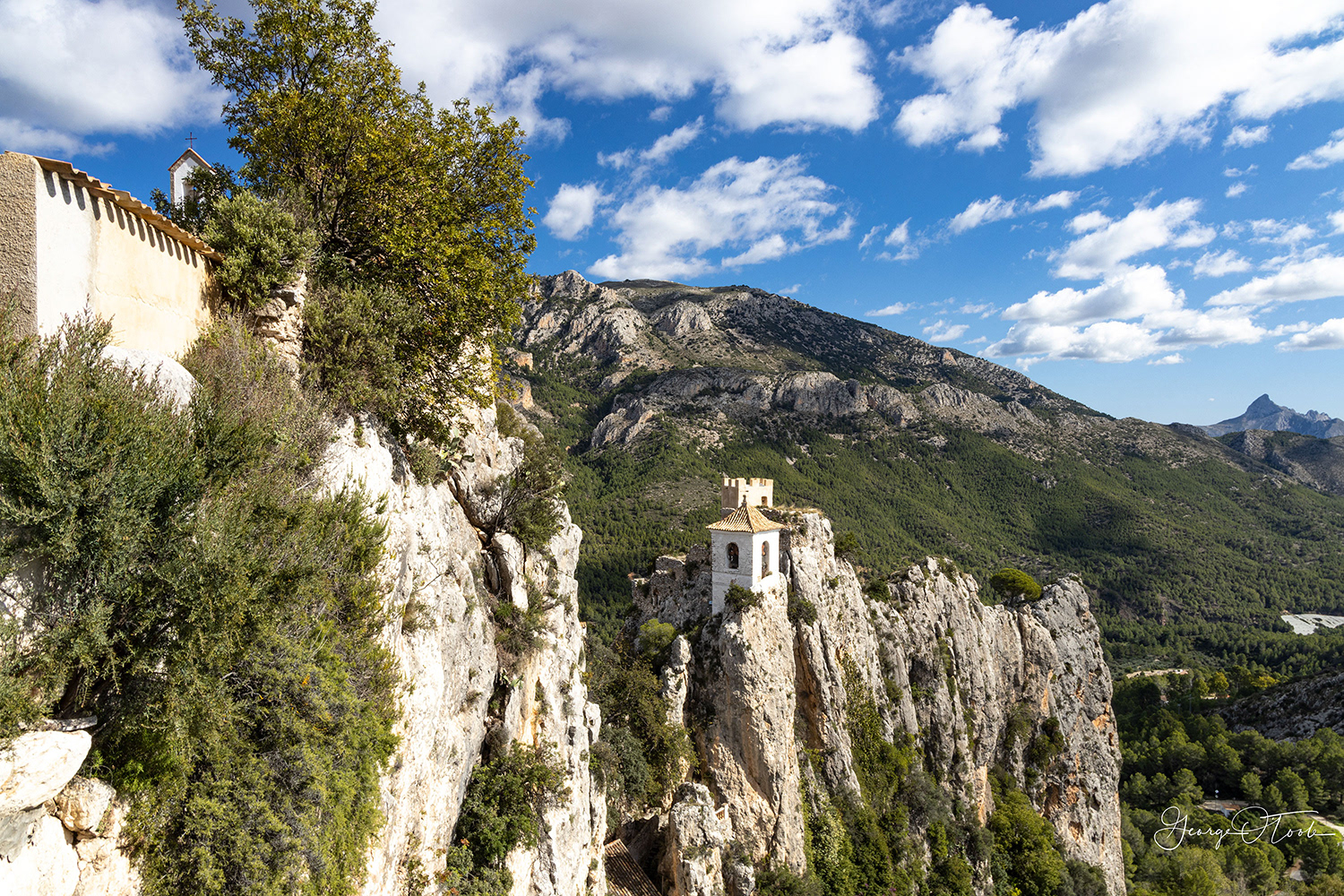 A view from El-Castell-de-Guadalest Alicante Spain