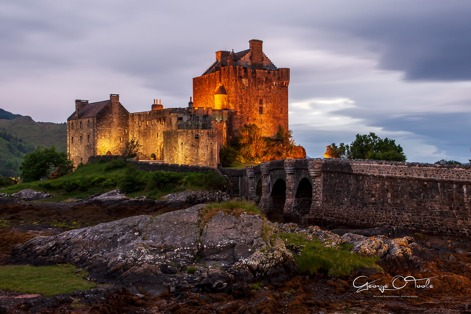 Eilean Donan Castle Dornie by Kyle of Lochalsh Scotland.