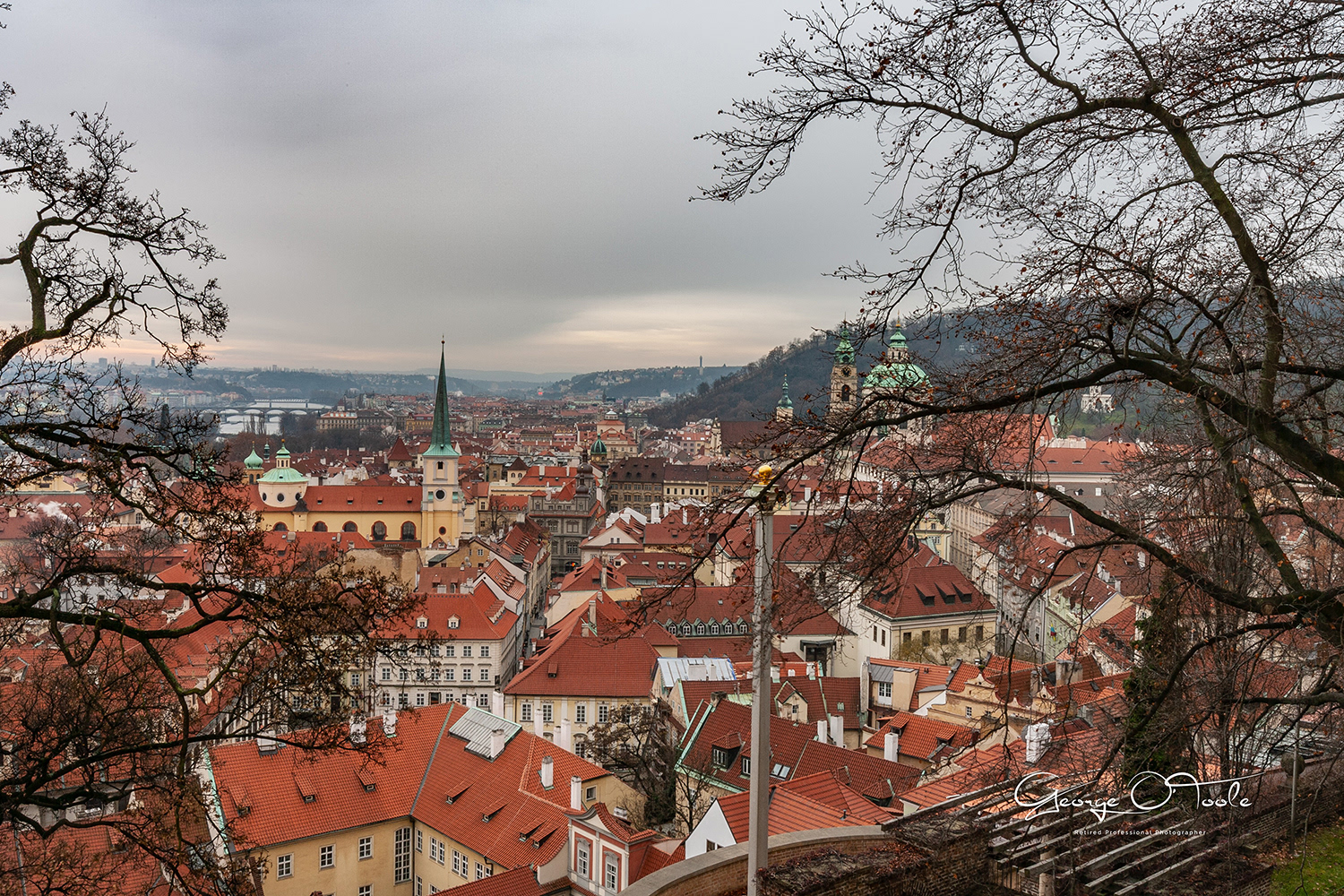 The Skyline of Prague from Prague Castle.