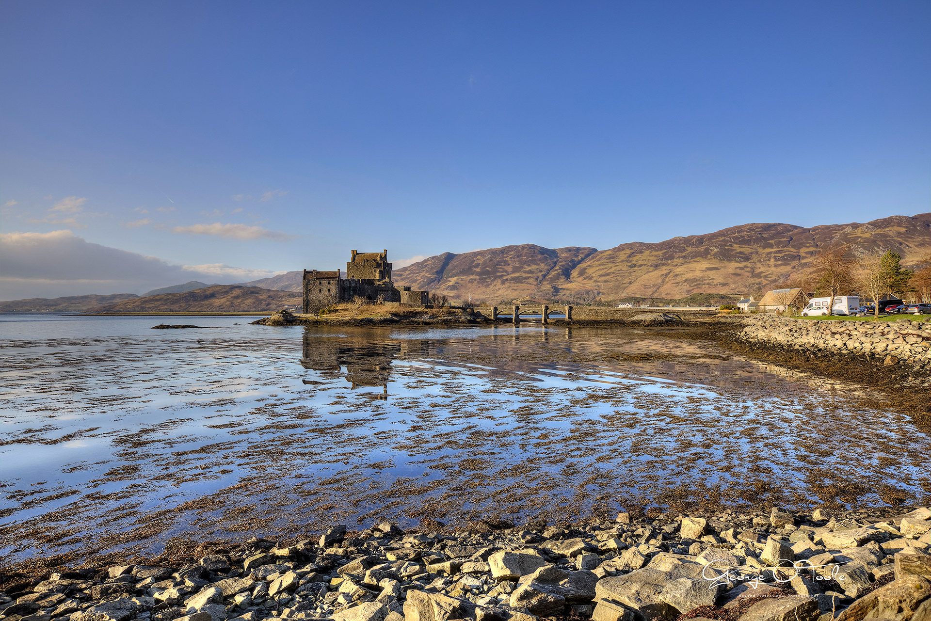 Eilean Donan Castle Dornie by Kyle of Lochalsh Scotland.