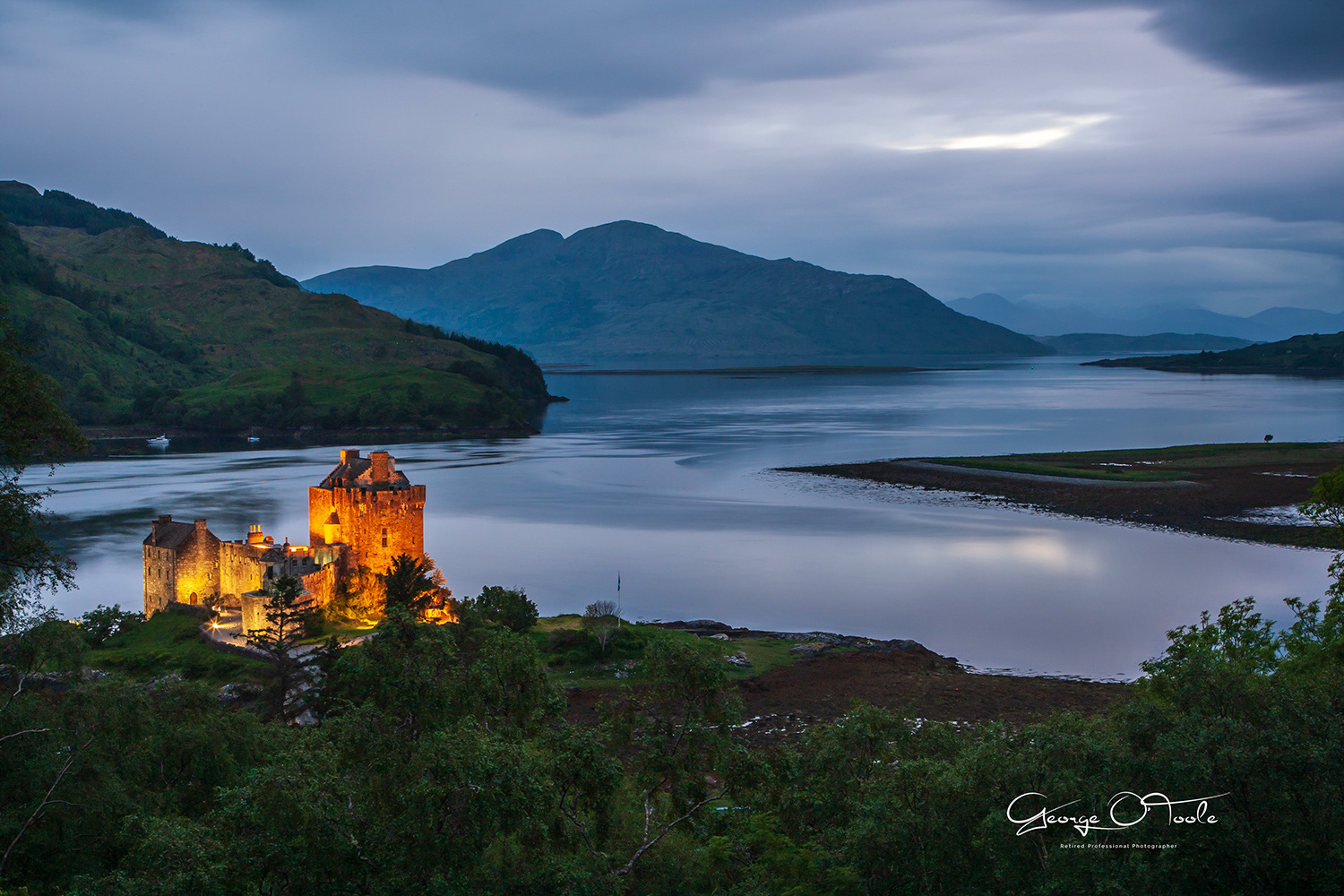 Eilean Donan Castle Dornie by Kyle of Lochalsh Scotland.